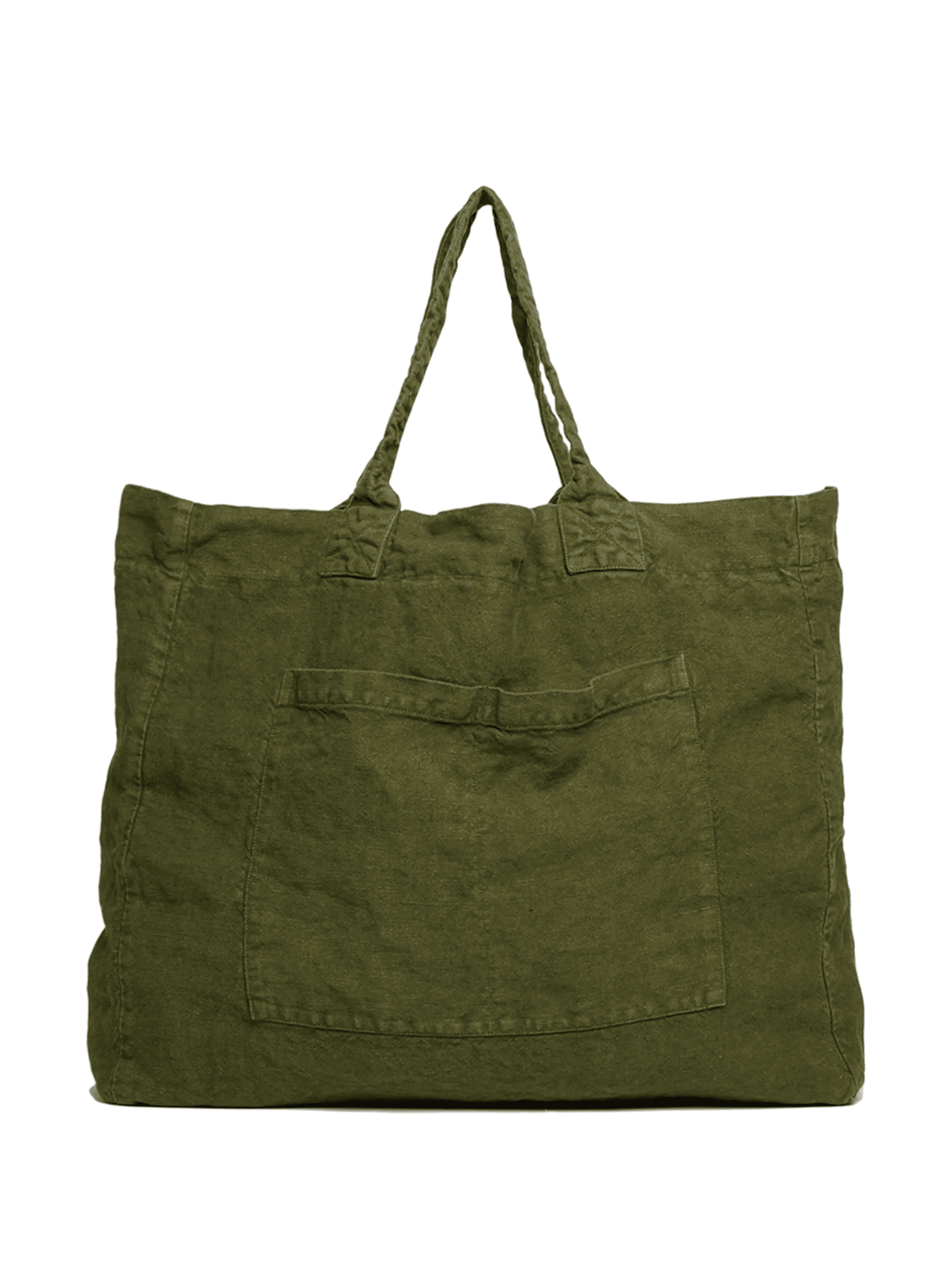 weekend linen tote bag - Image 1