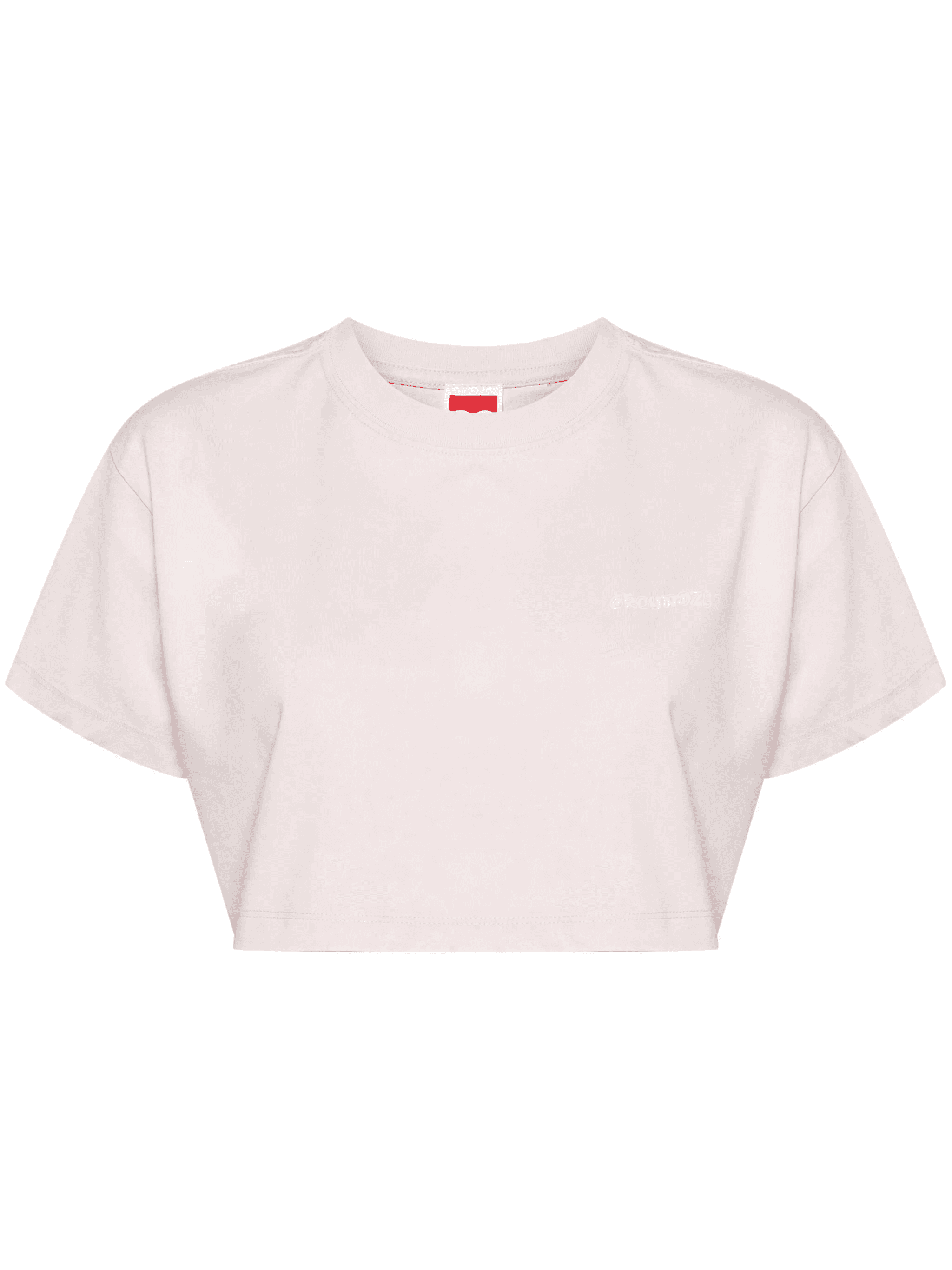 logo-print cropped T-shirt - Image 1