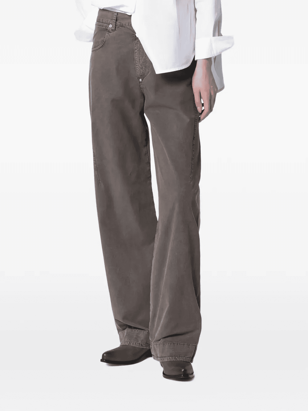 high-waisted wide-leg trousers - Image 1