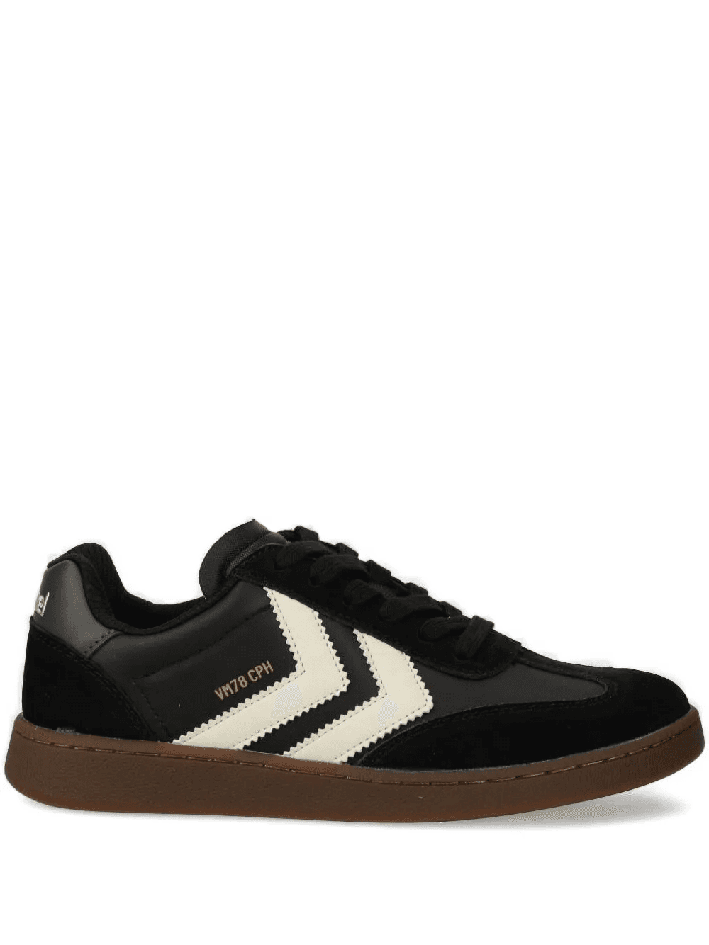 chevron-detail low-top sneakers - Image 1