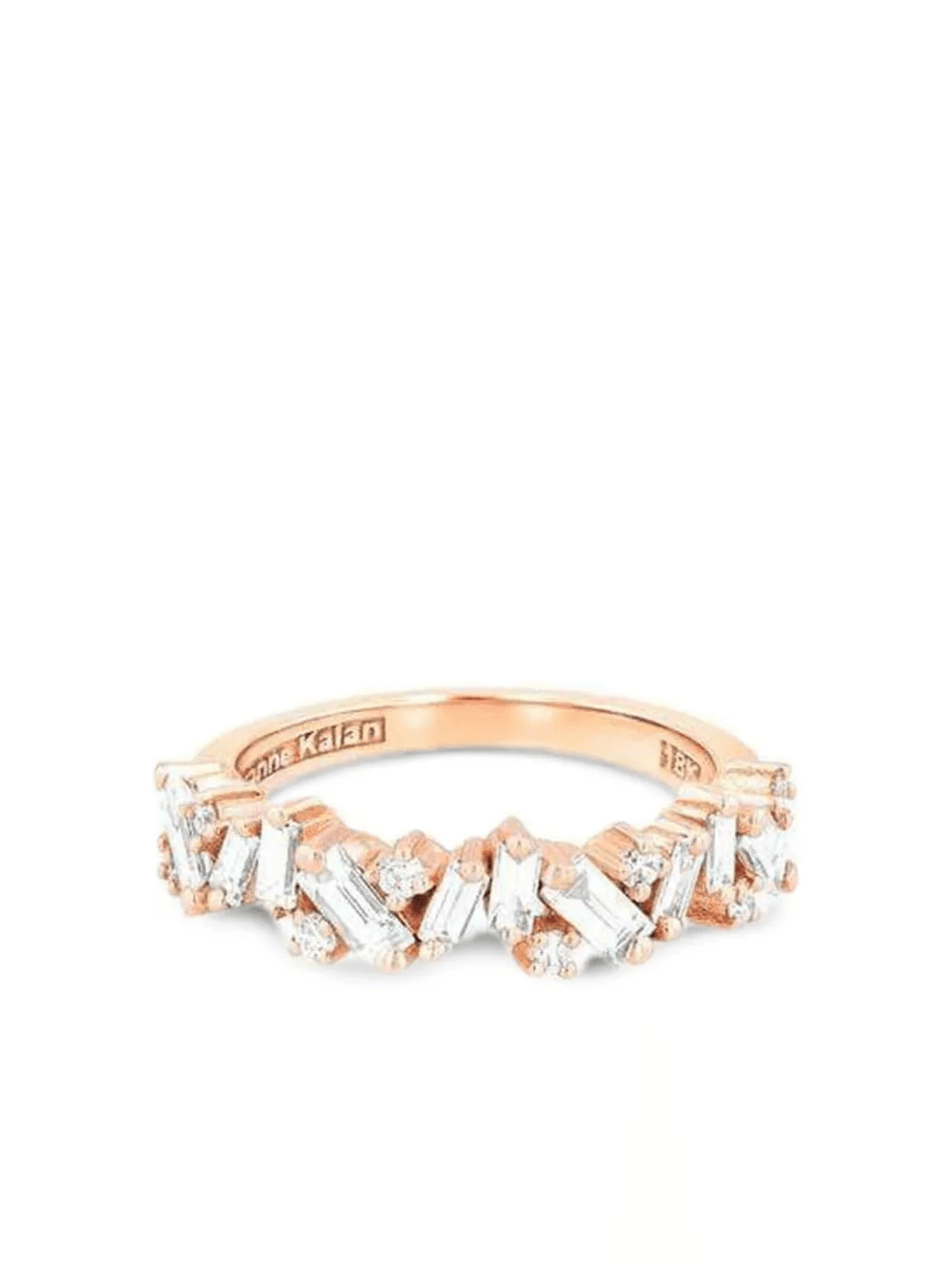 18K rose gold Frenzy diamonds ring - Image 1