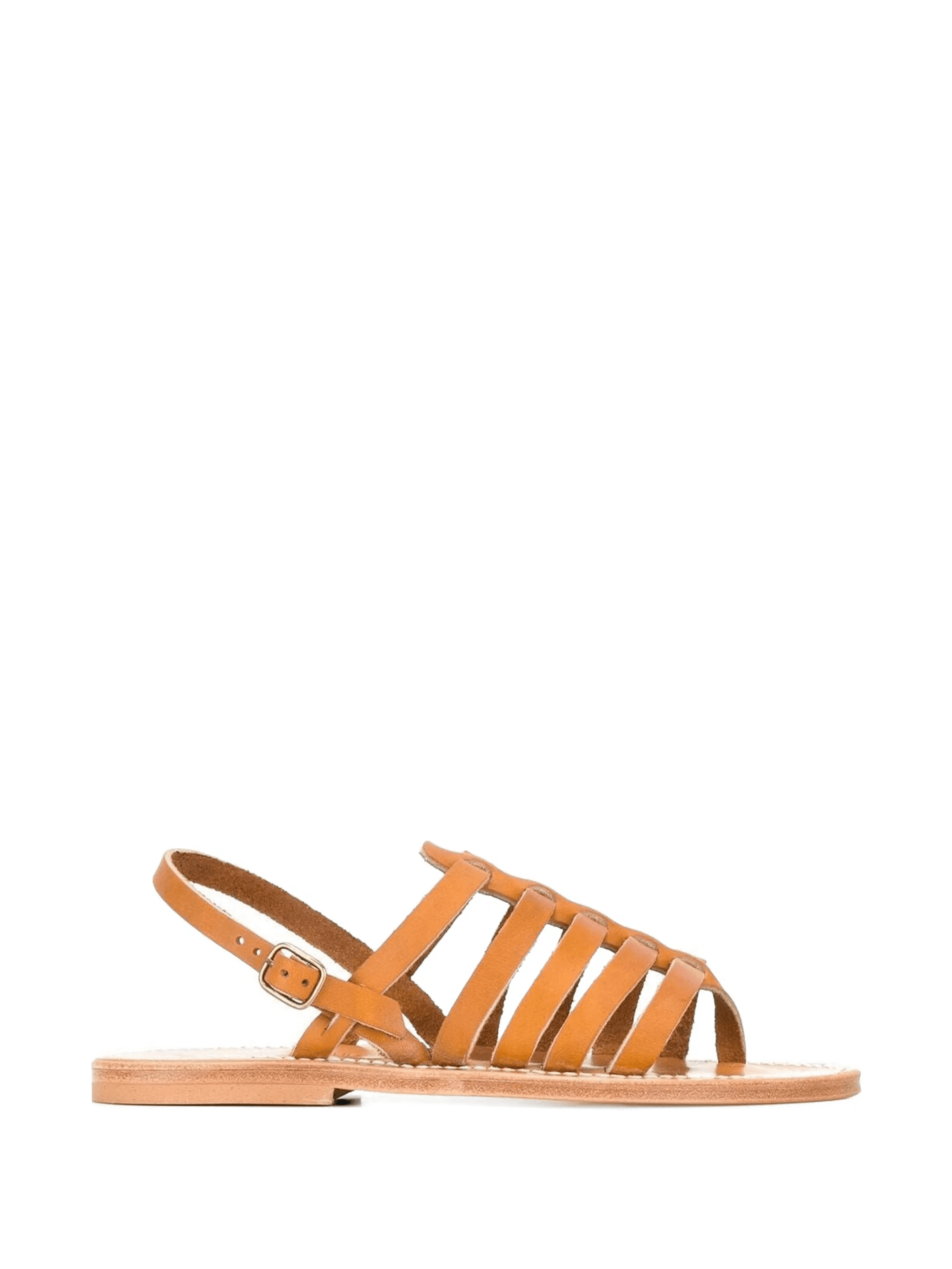 Homere leather strappy sandals - Image 1