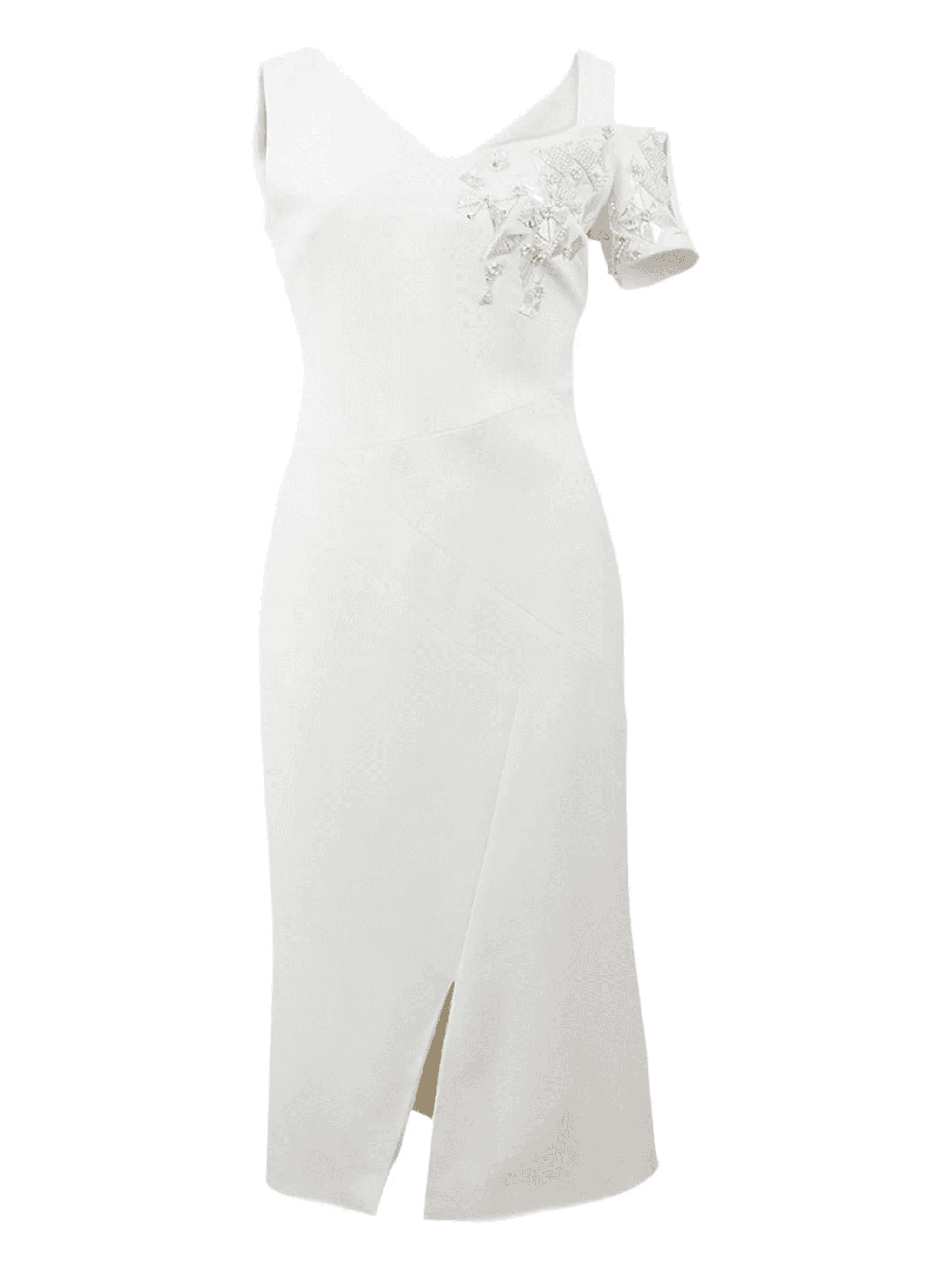 embroidered midi dress - Image 1