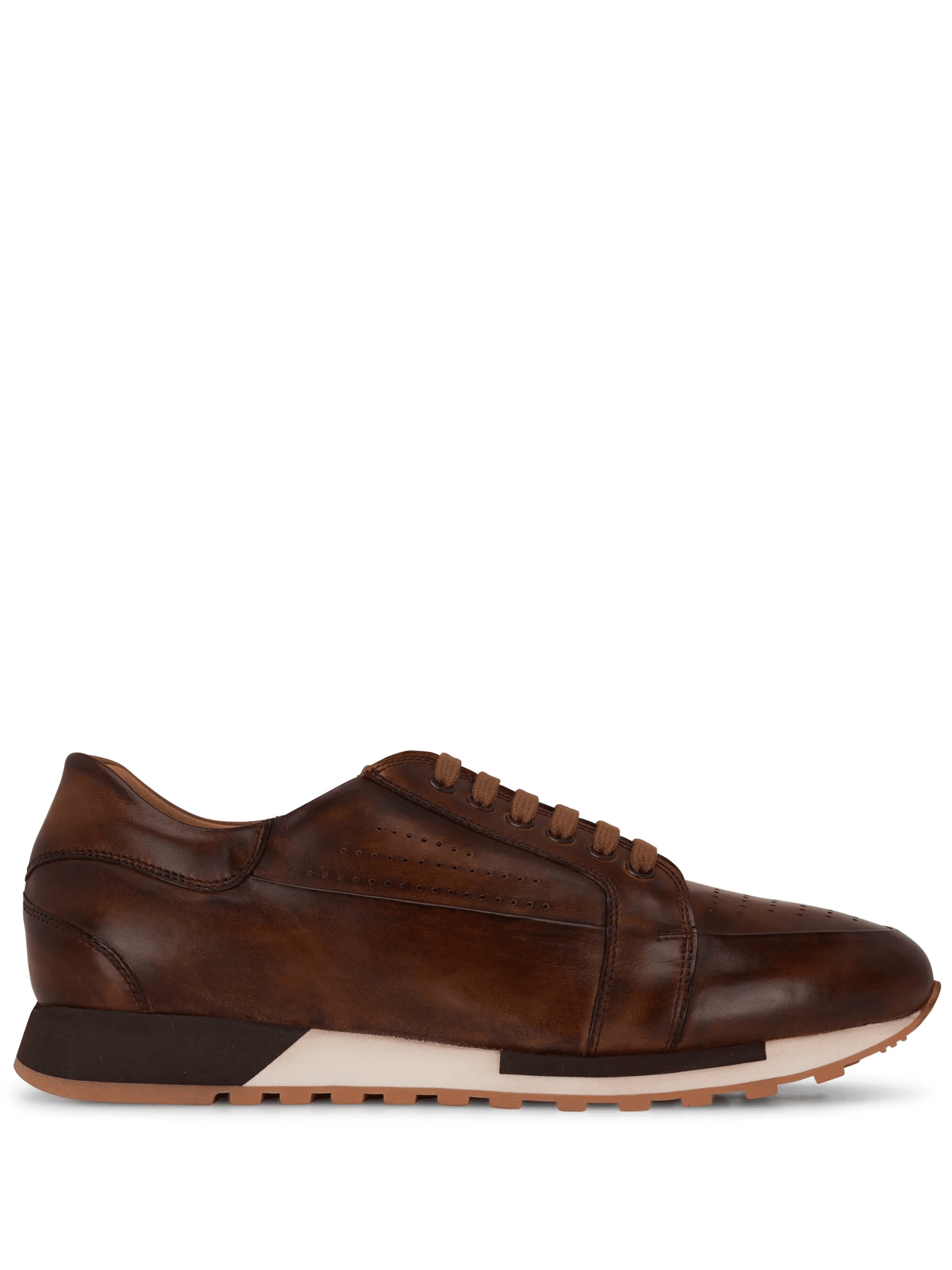 Vento lace-up leather sneakers - Image 1