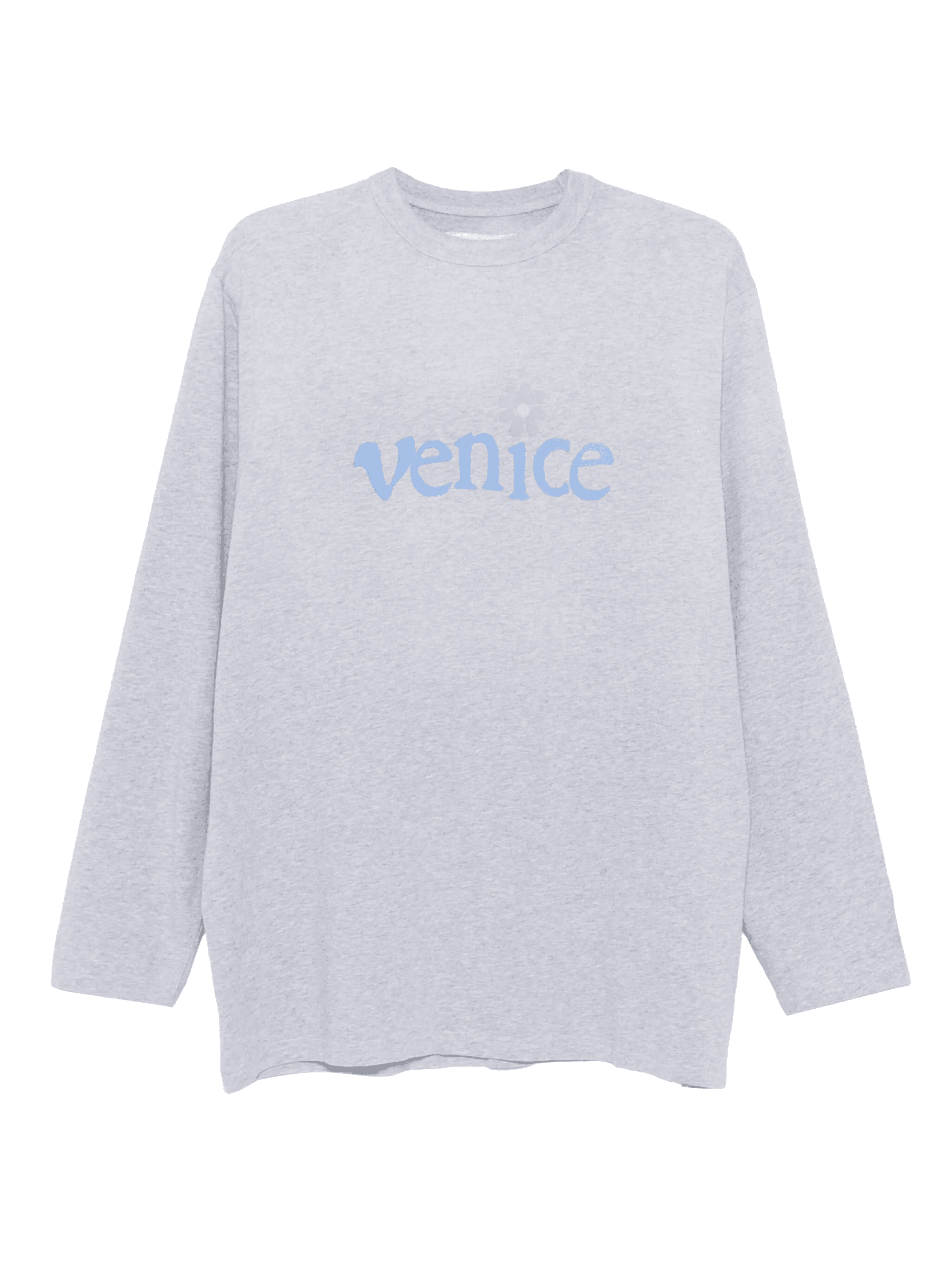 text-print long-sleeve T-shirt - Image 1