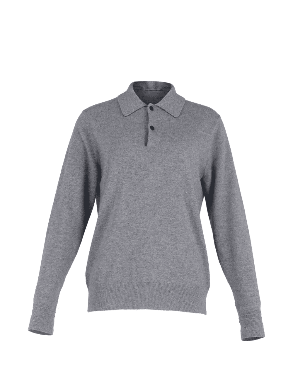 long-sleeve polo shirt - Image 1