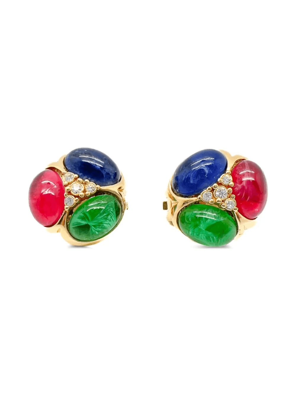 1980s Grossé clip-on earrings - Image 1