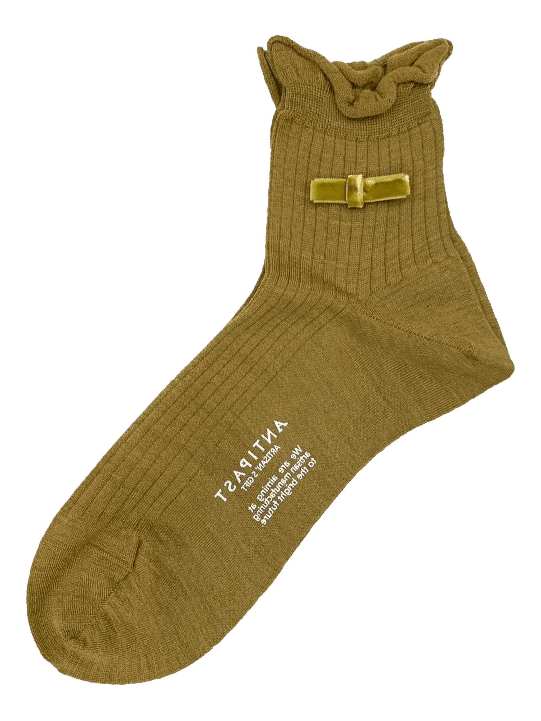 ruffled bow-detail socks - Image 1