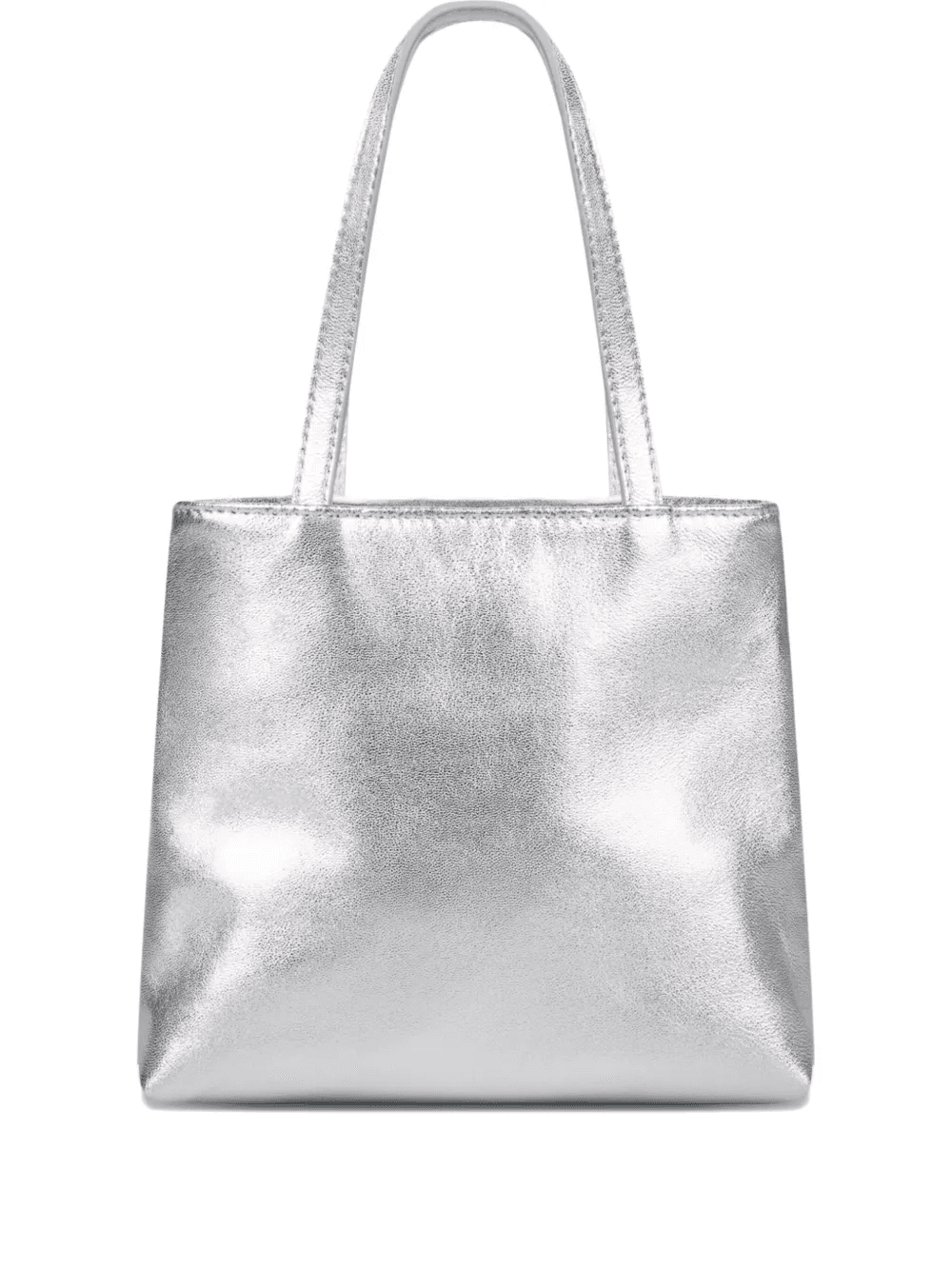 Little metallic leather tote bag - Image 1