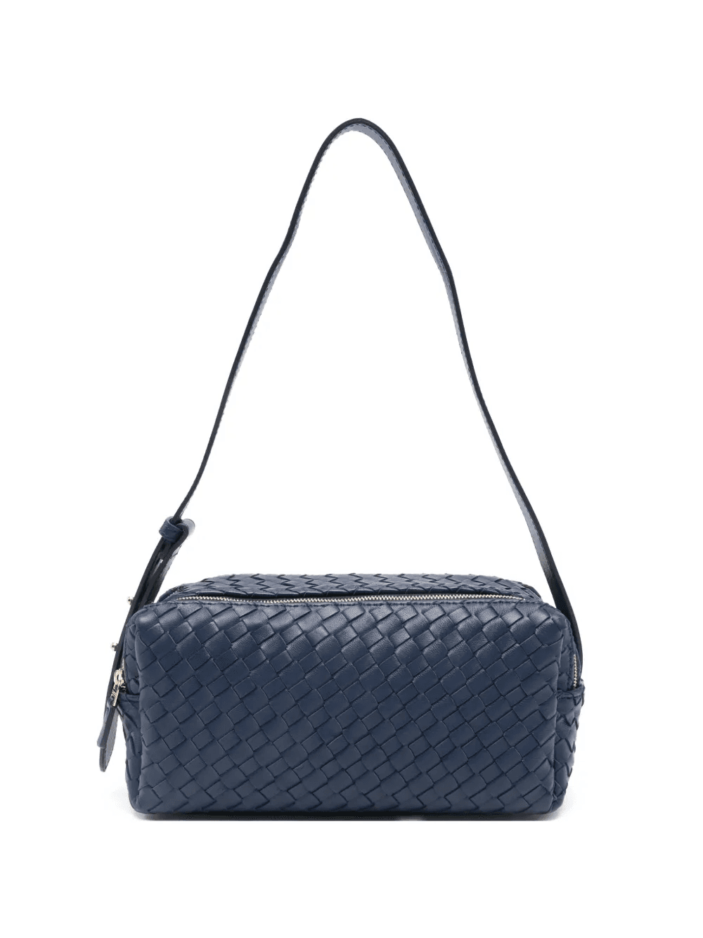 woven-leather shoulder bag - Image 1