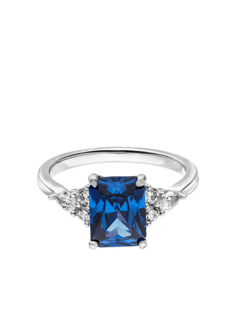 14kt white gold Ava sapphire ring - Image 1
