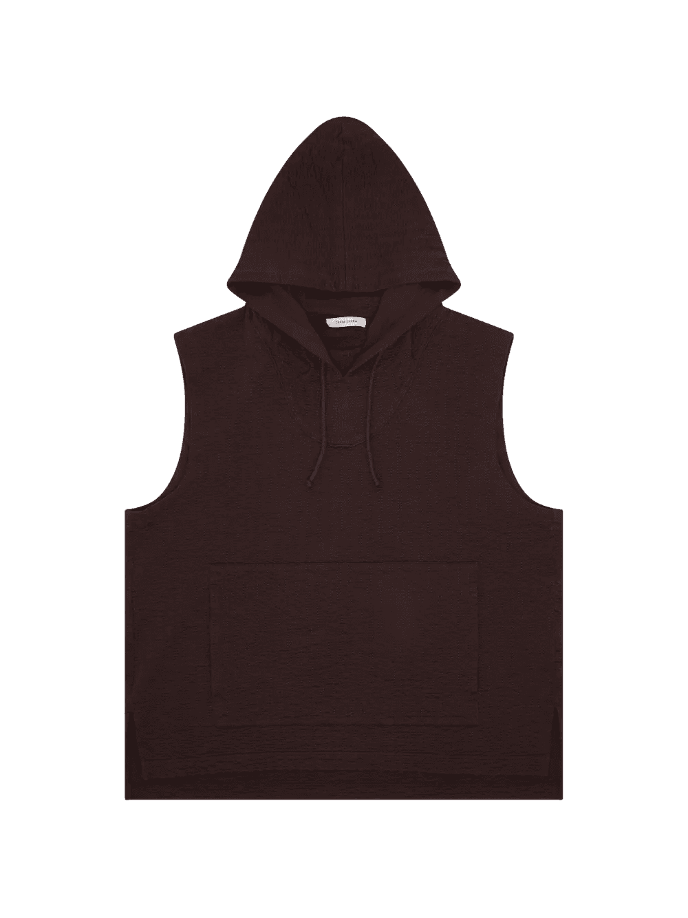 sleeveless hooded vest - Image 1