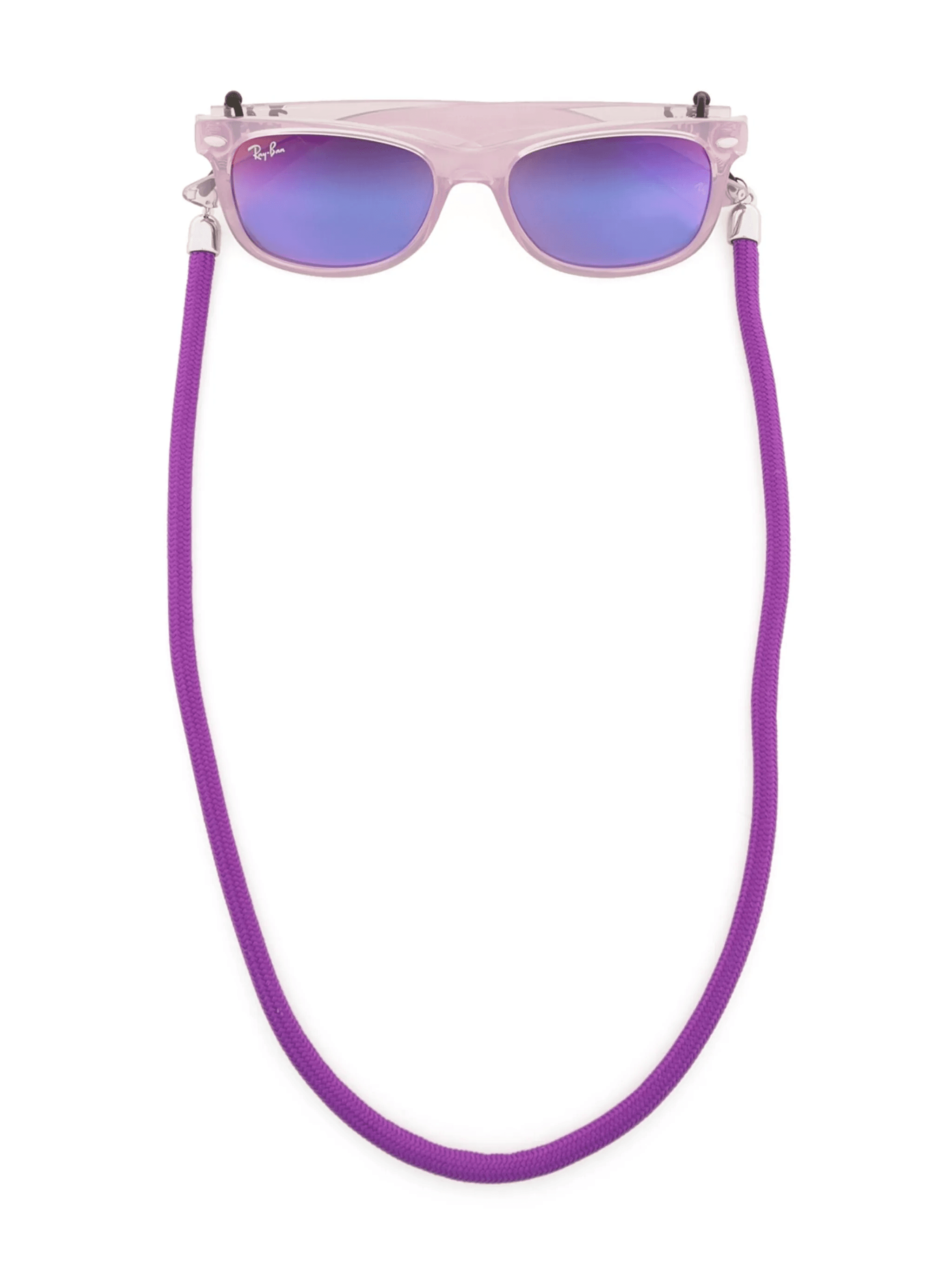 neck-strap rectangular frame sunglasses - Image 1