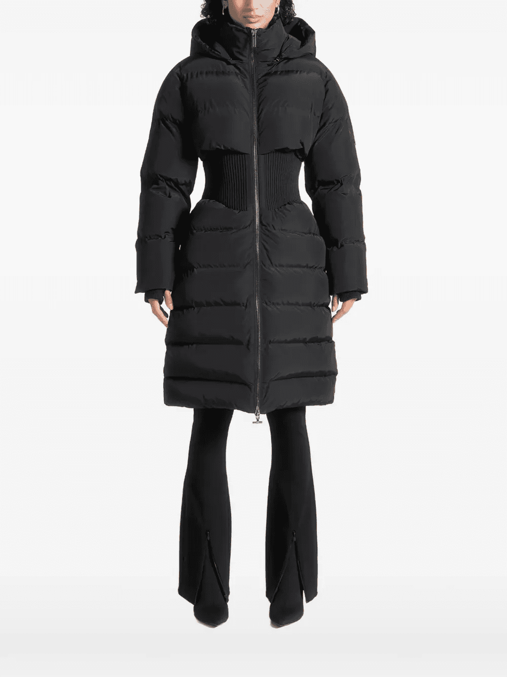 Mira corset-detail coat - Image 1