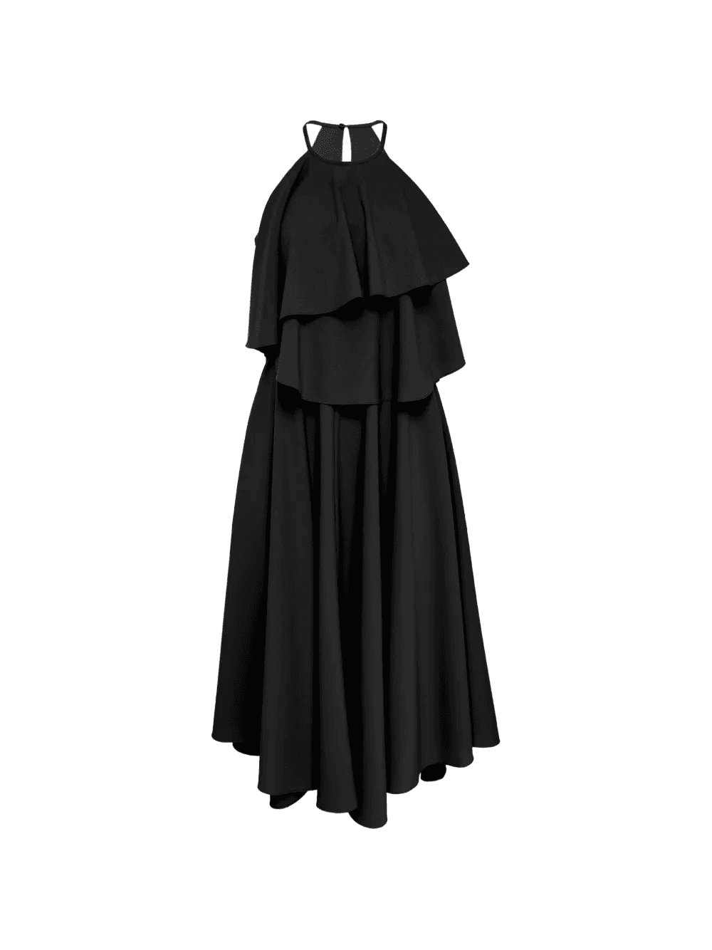 Georgette Veronica tiered-ruffle dress - Image 1