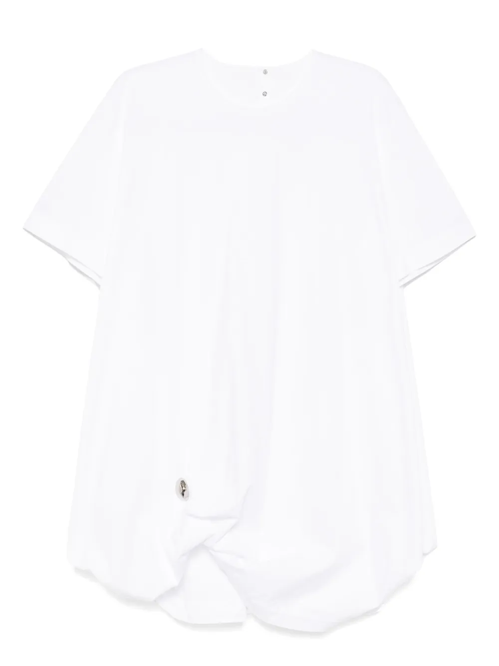 drawstring-hem dress - Image 1