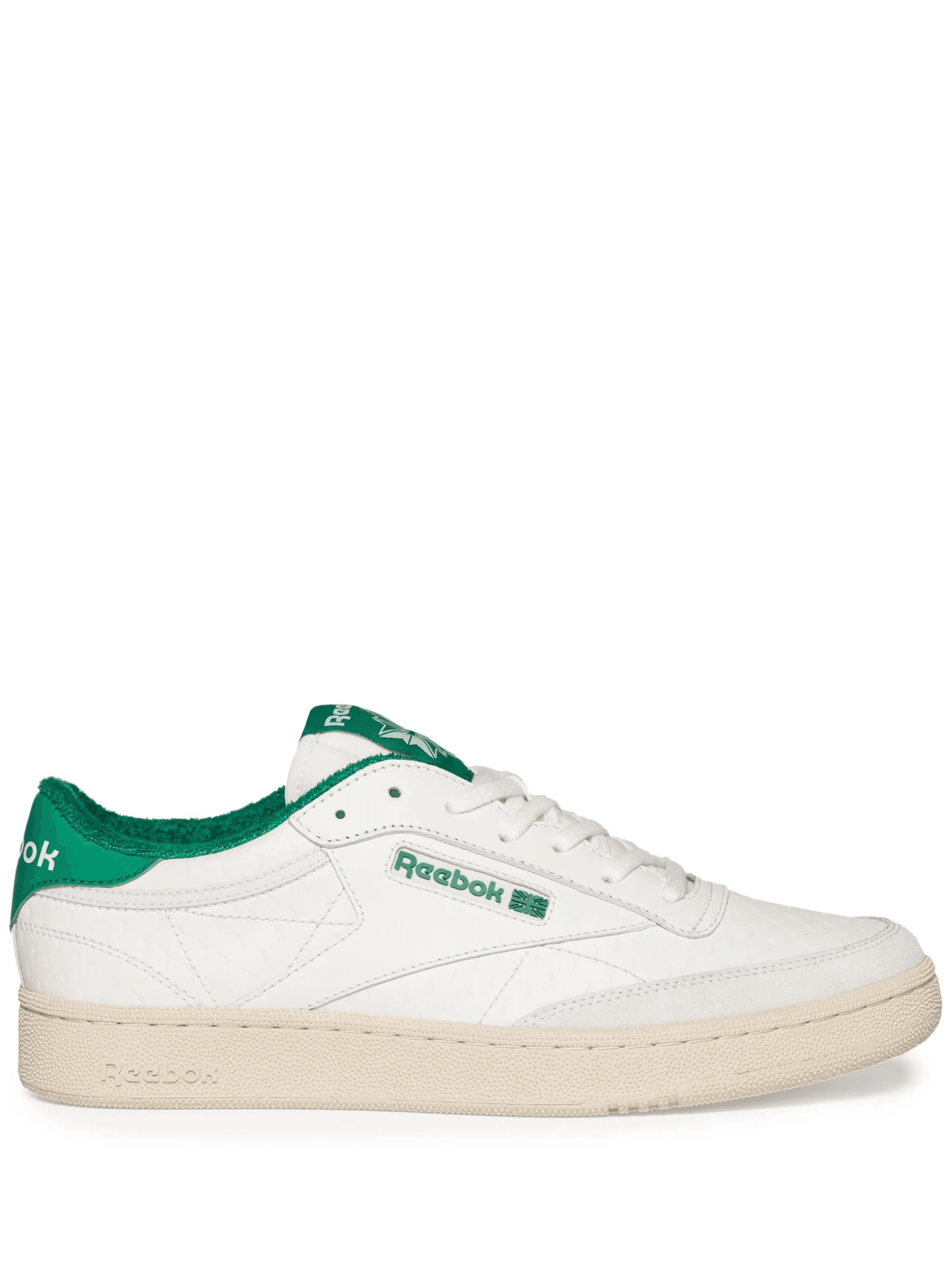 Club C embossed leather sneakers - Image 1