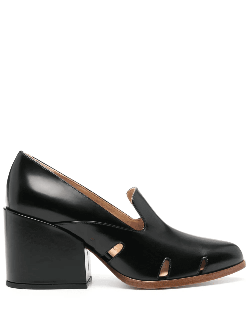 Eliza 75mm leather pumps - Image 1