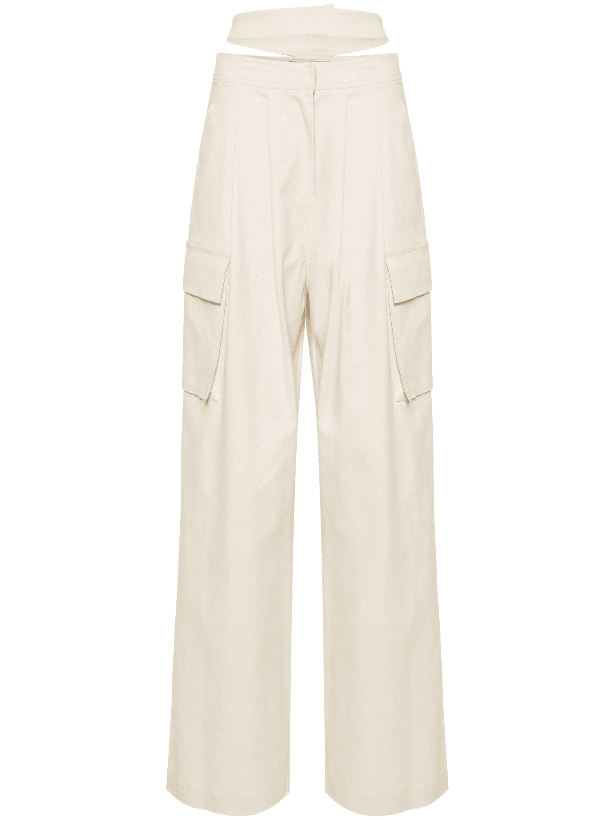 high-waist wide-leg trousers - Image 1