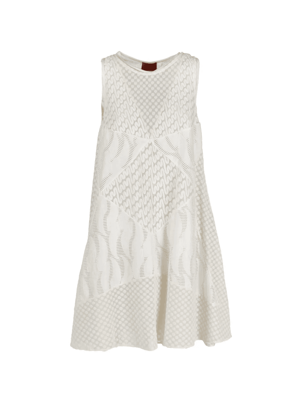 patterned-jacquard mini dress - Image 1