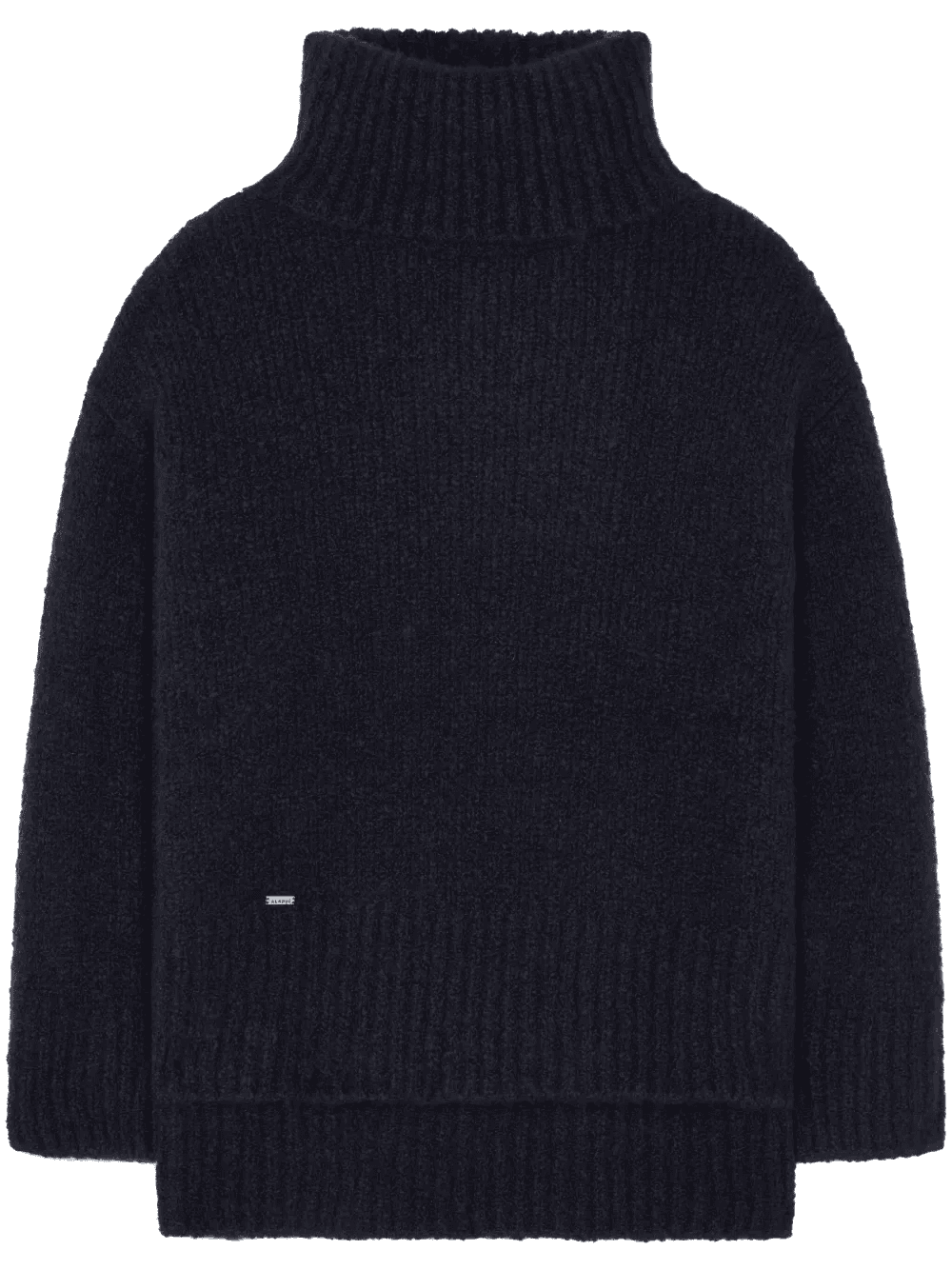 logo-plaque knitted jumper - Image 1