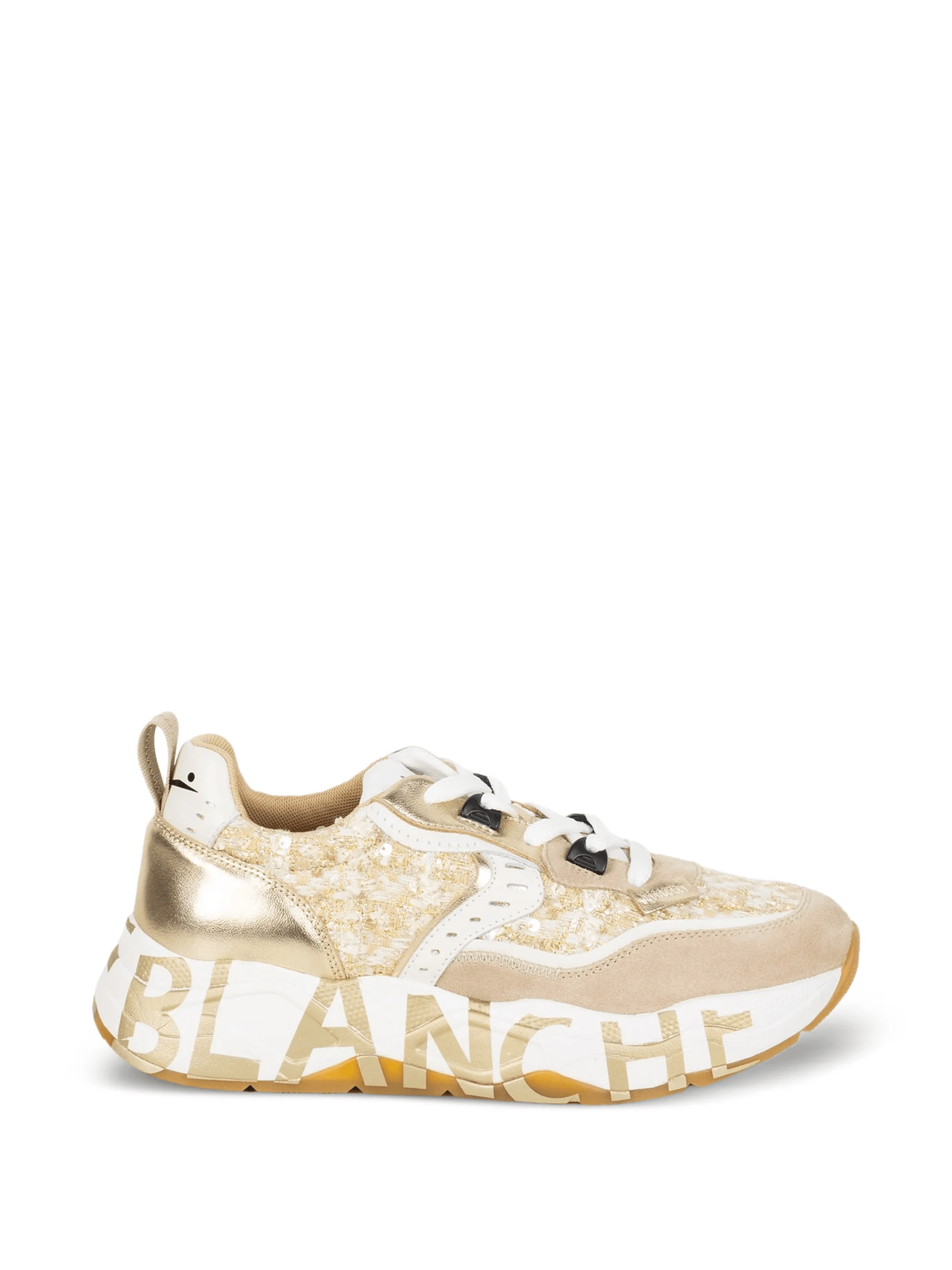 CLub 105 golden panelled sneakers - Image 1