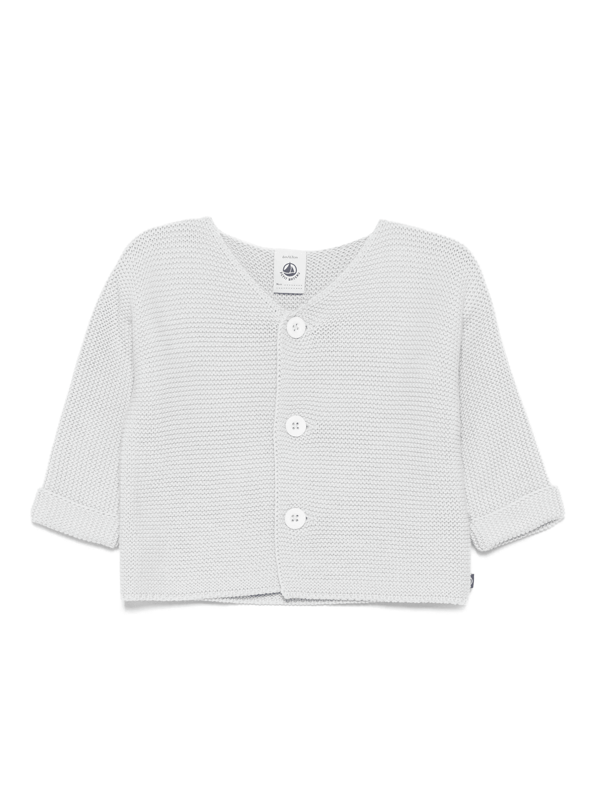 button-front knitted cardigan - Image 1