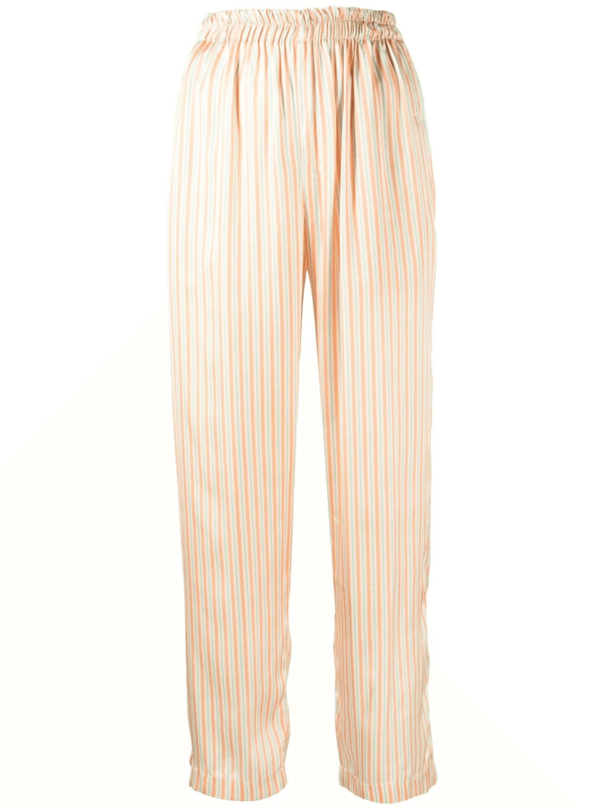 stripe-print straight-leg trousers - Image 1