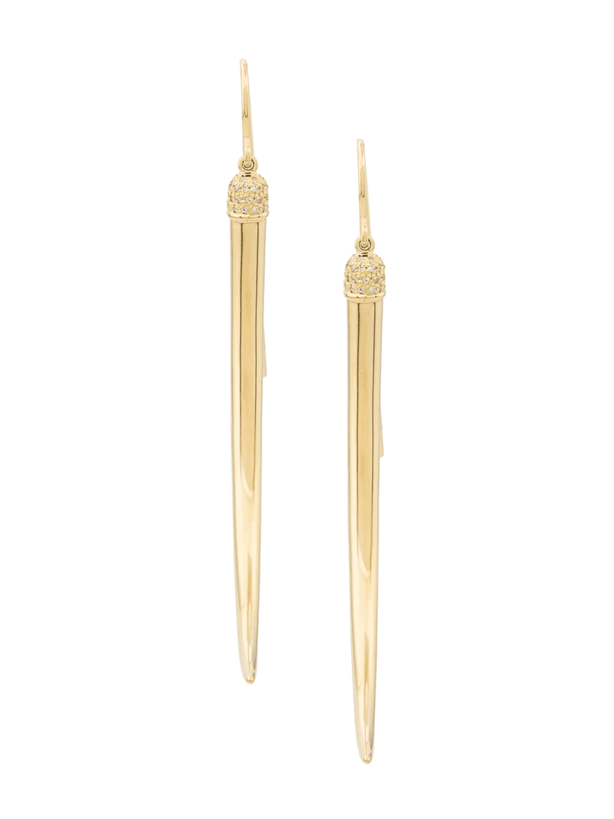 No.1 diamond long earrings - Image 1
