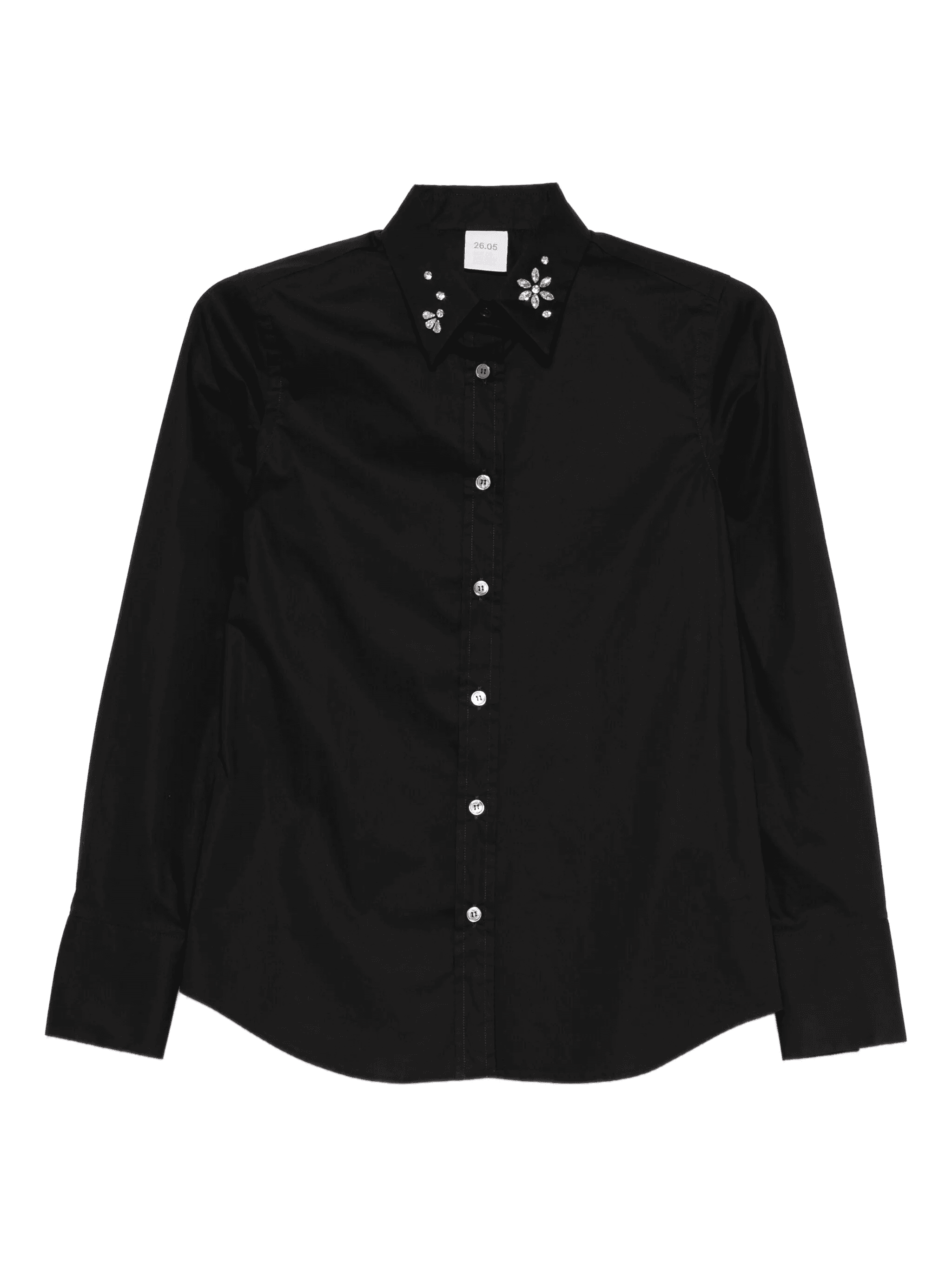 embellished long-sleeved shirt - Image 1