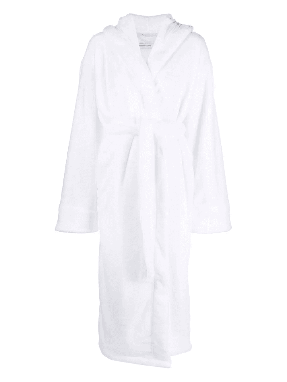 belted-waist hooded robe - Image 1