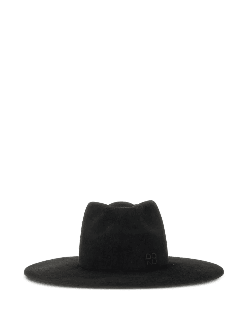 logo-detail felt fedora hat - Image 1