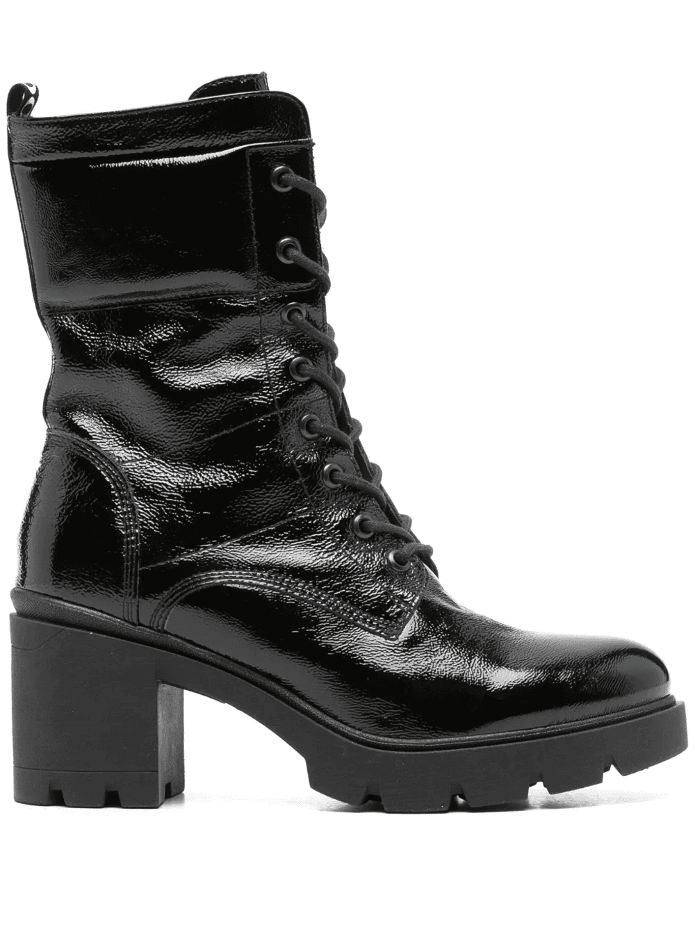 leather combat boots - Image 1