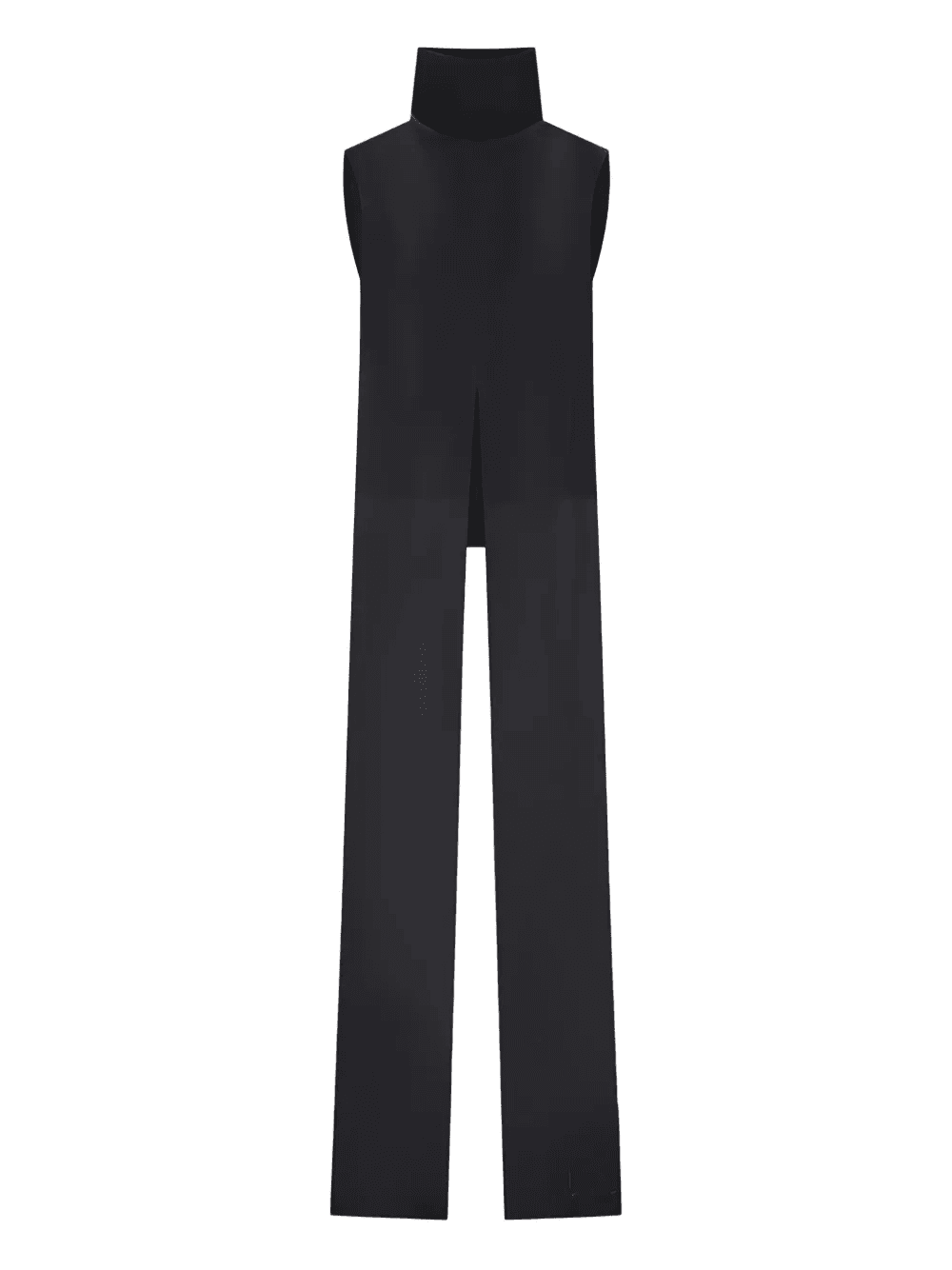 Aida high neck split satin top - Image 1