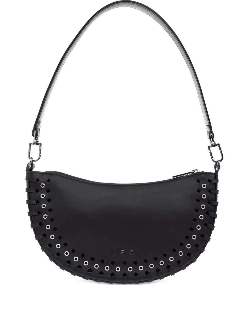 Iri Arc O leather eyelet-detail shoulder bag - Image 1