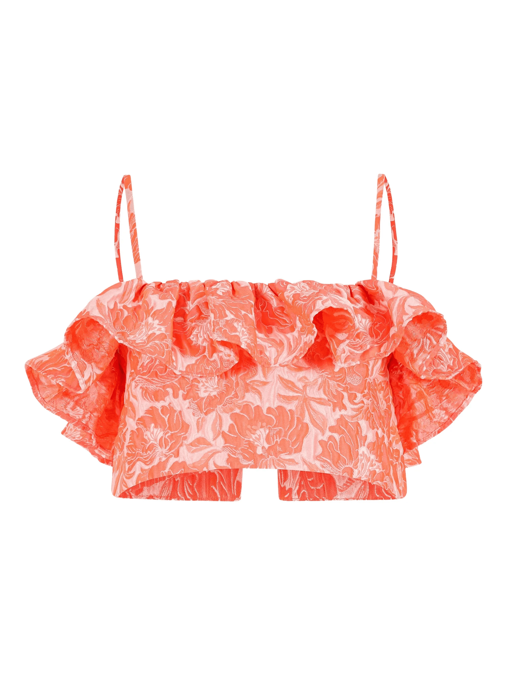 ruffled floral top - Image 1