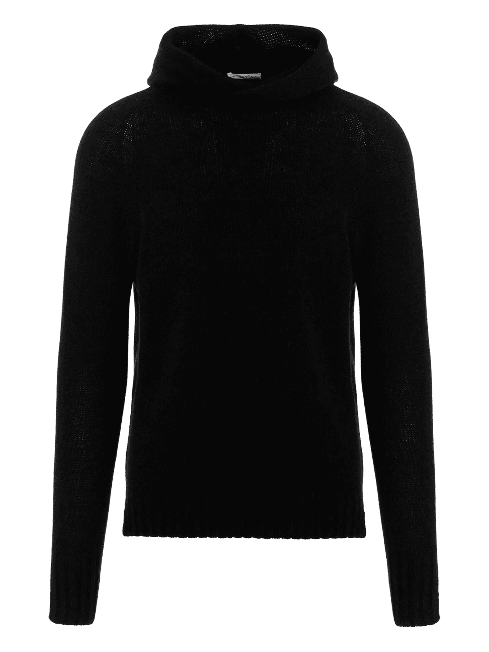 hooded side-split sweater - Image 1