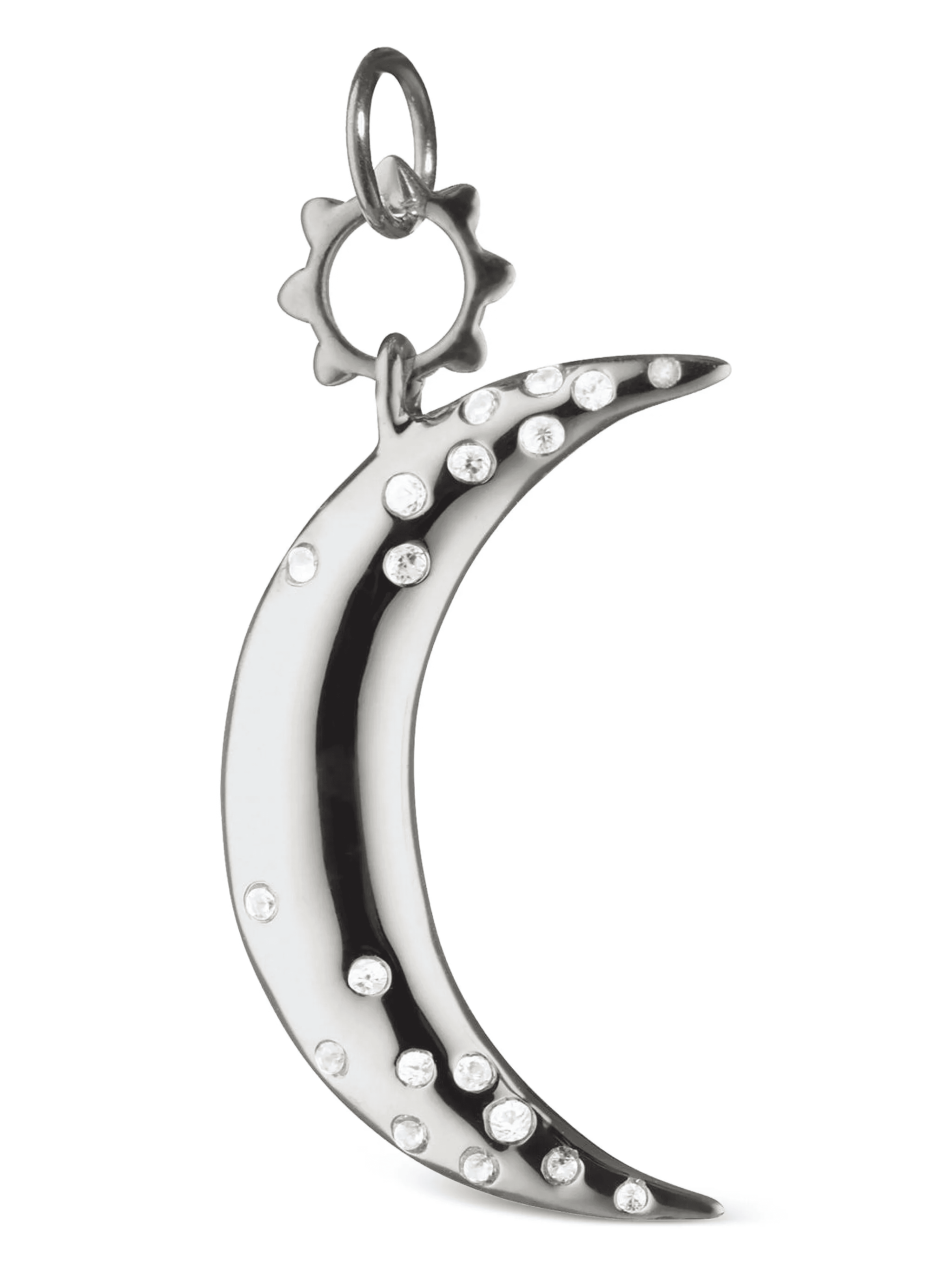 White Sapphire Dream Moon pendant - Image 1