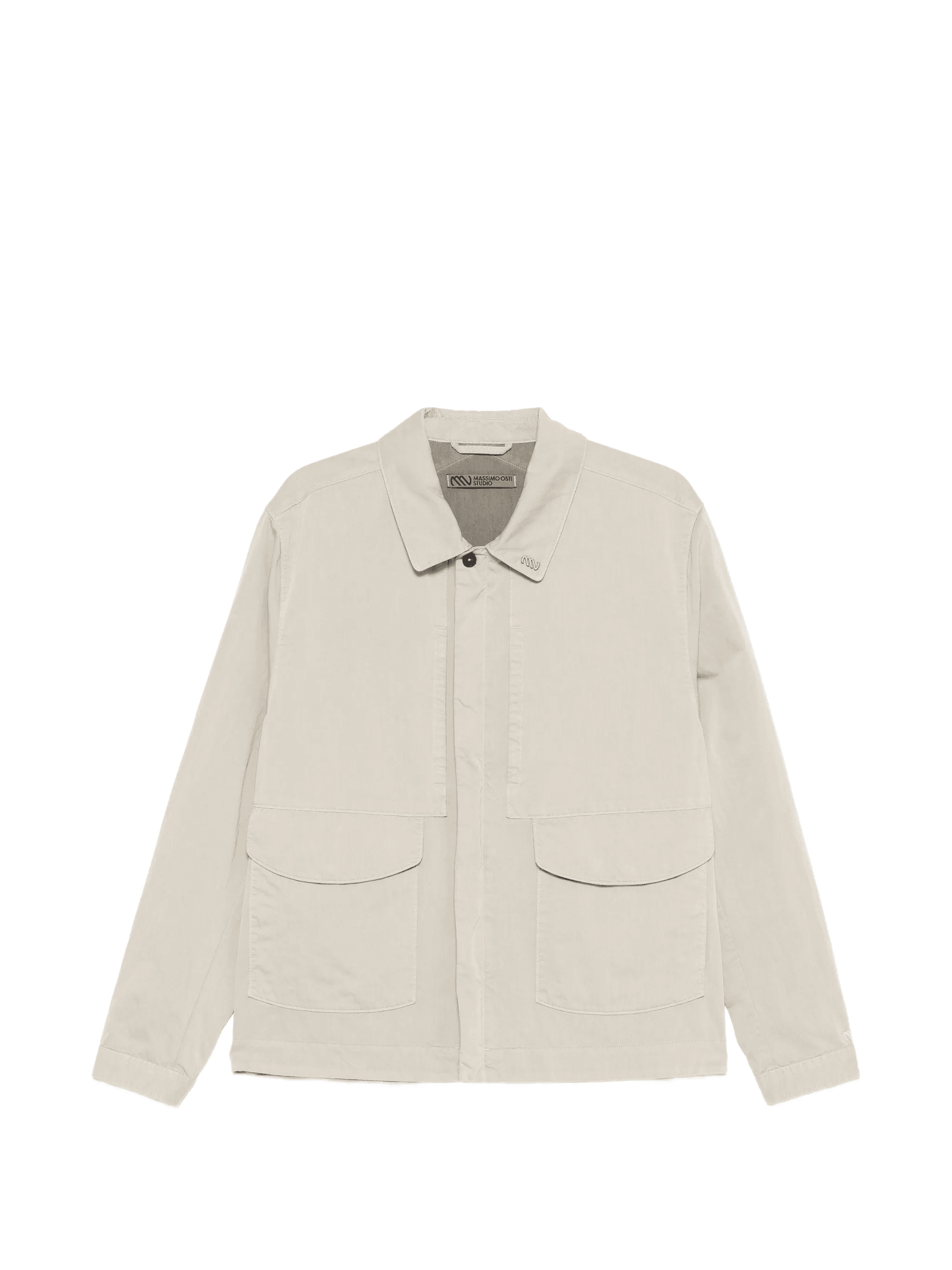 logo-patch pocket jacket - Image 1