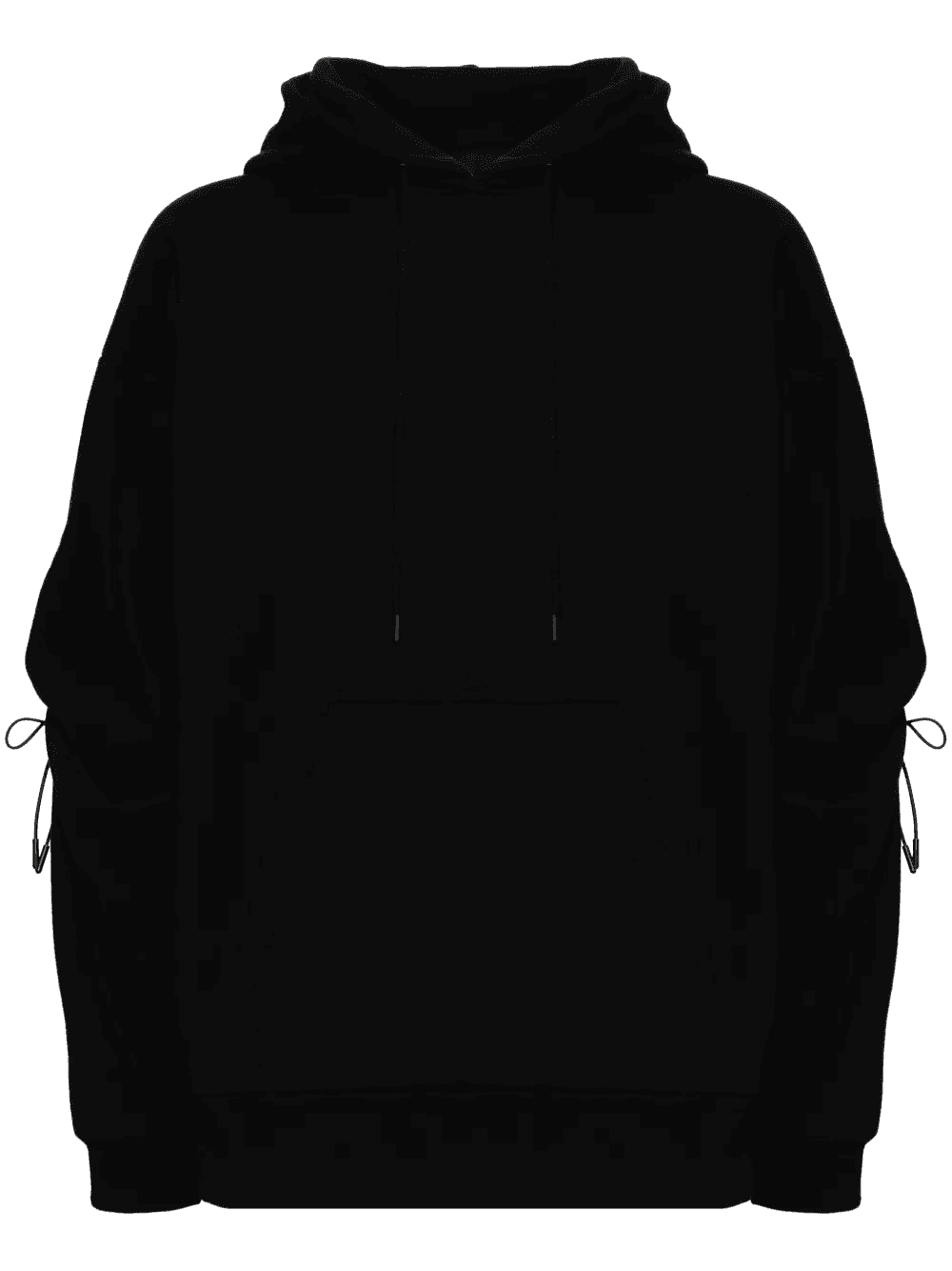 drawstring cotton hoodie - Image 1