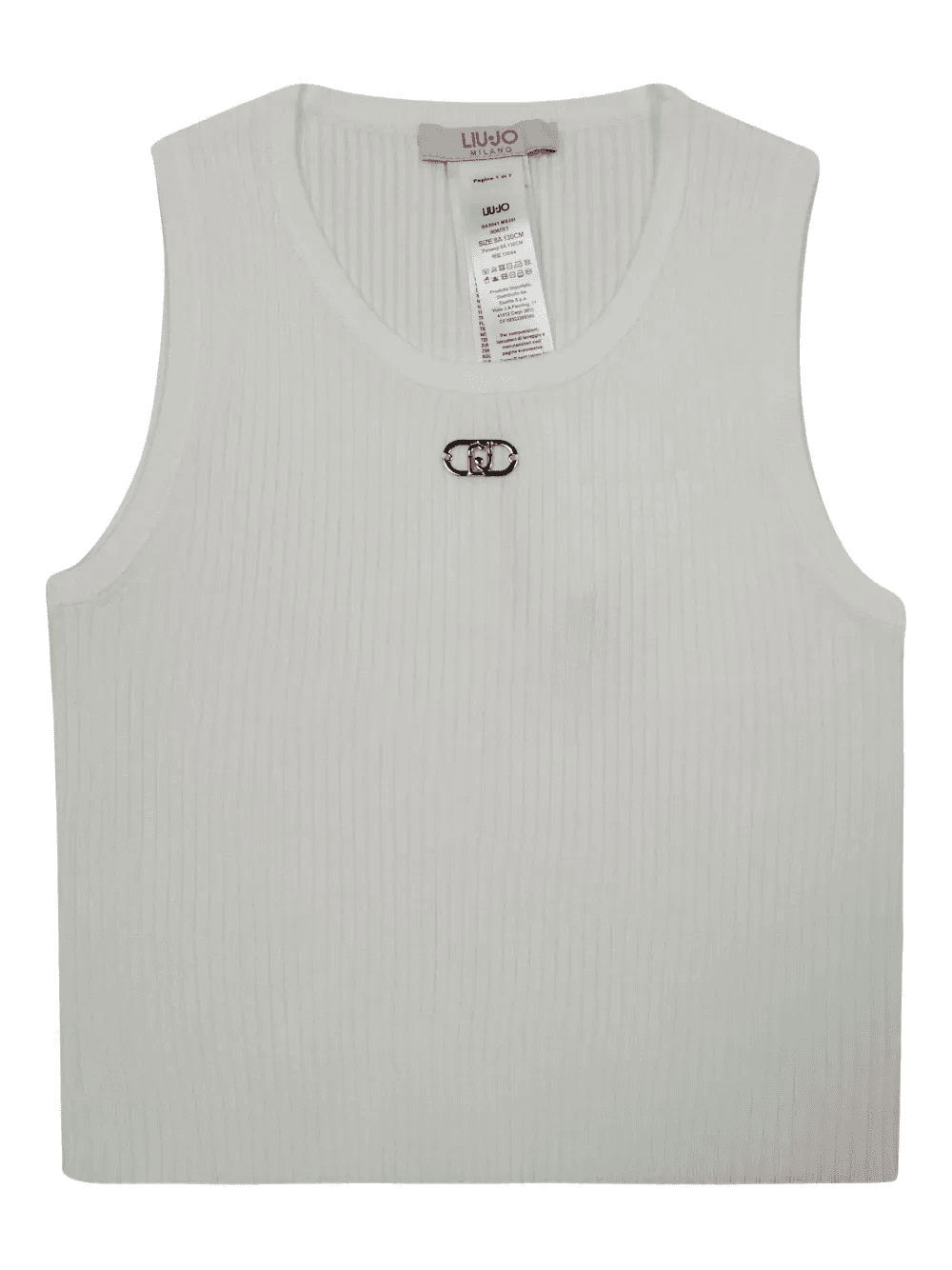 logo-plaque ribbed top - Image 1