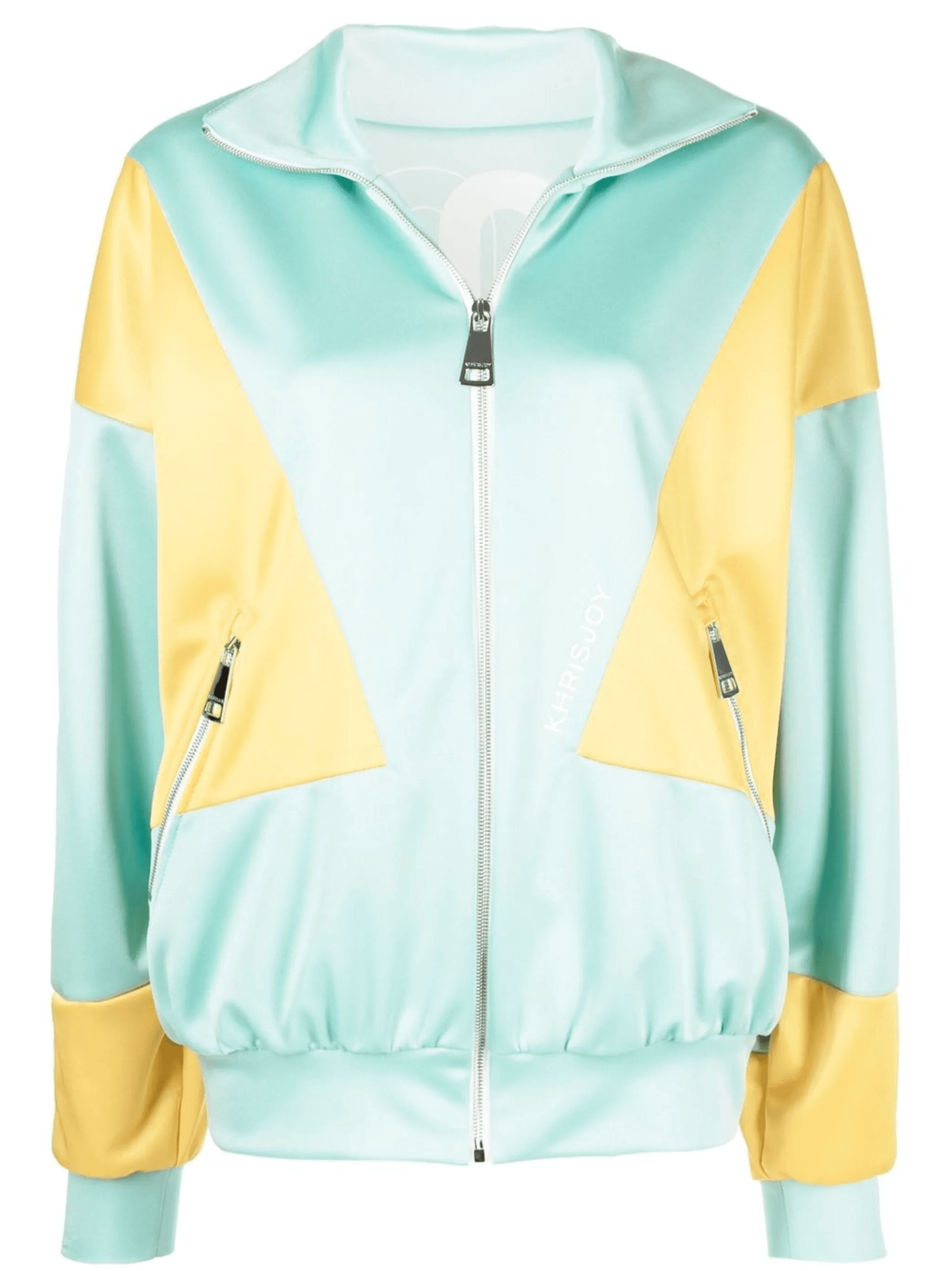 panelled zip-up track jacket - Image 1