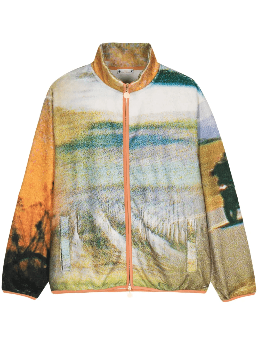 Scenario-print fleece jacket - Image 1