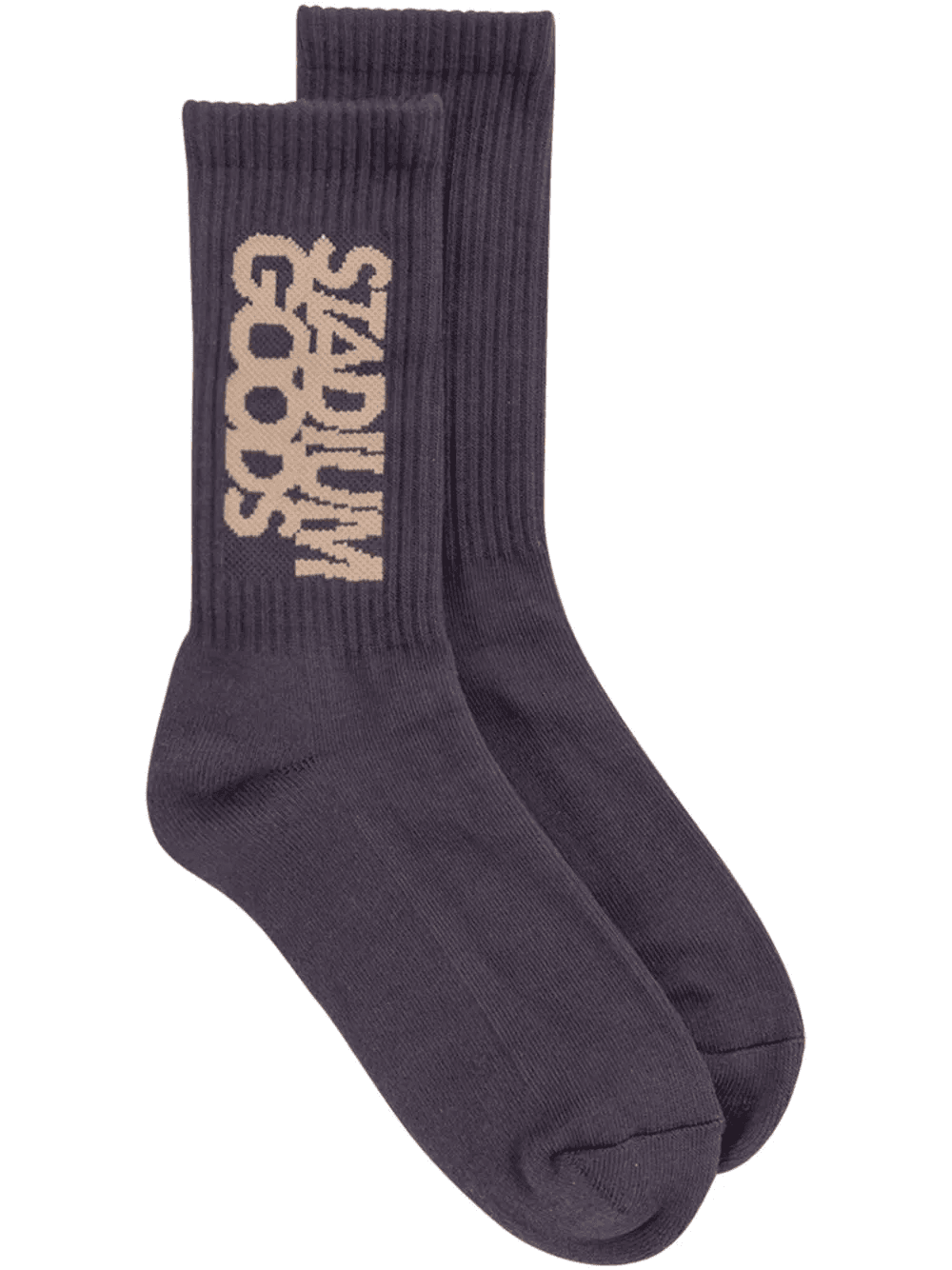 ribbed logo "Soot" socks - Image 1