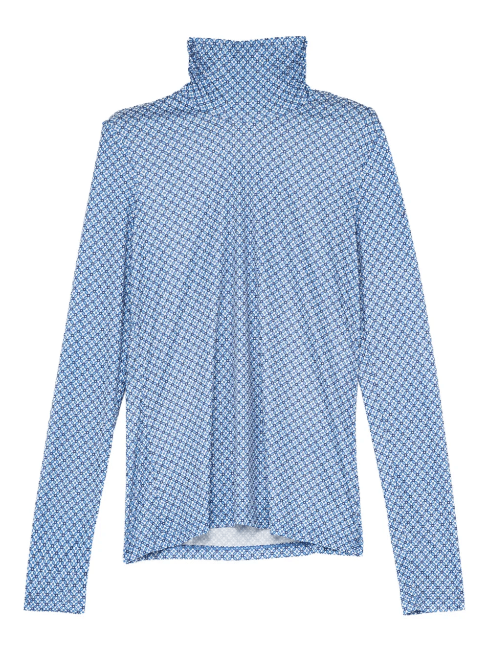 geometric long-sleeve T-shirt - Image 1