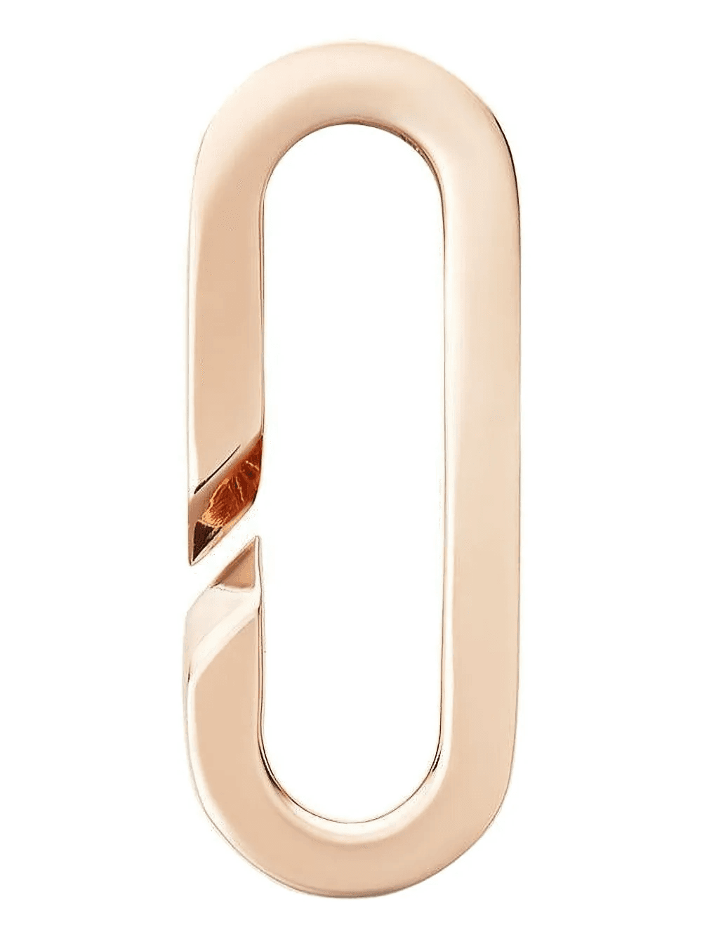 18kt gold Paperclip pendant necklace - Image 1
