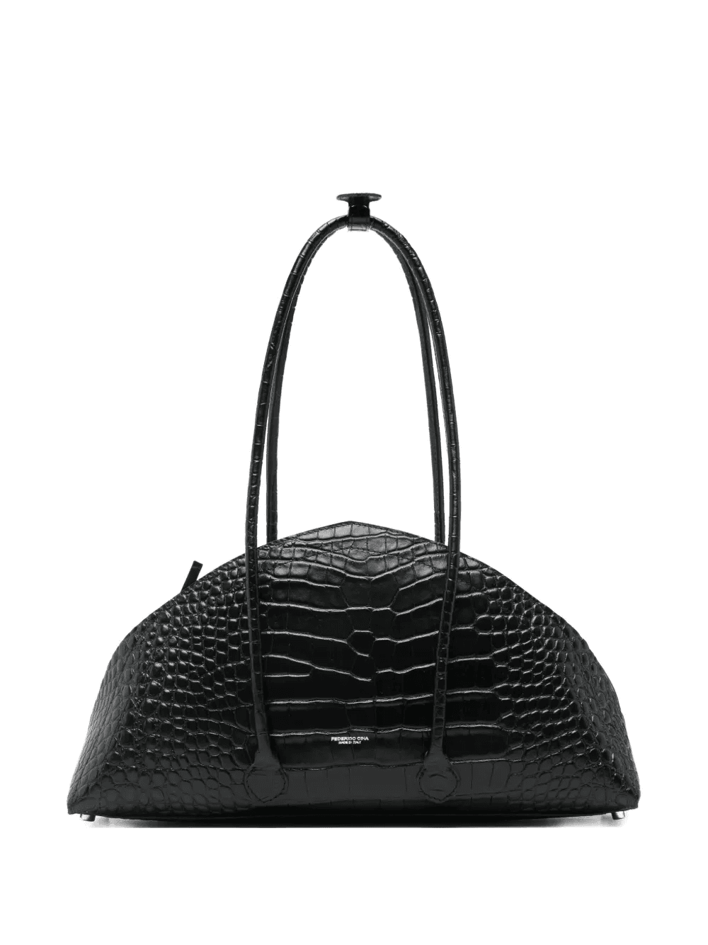 crocodile-effect tote bag - Image 1