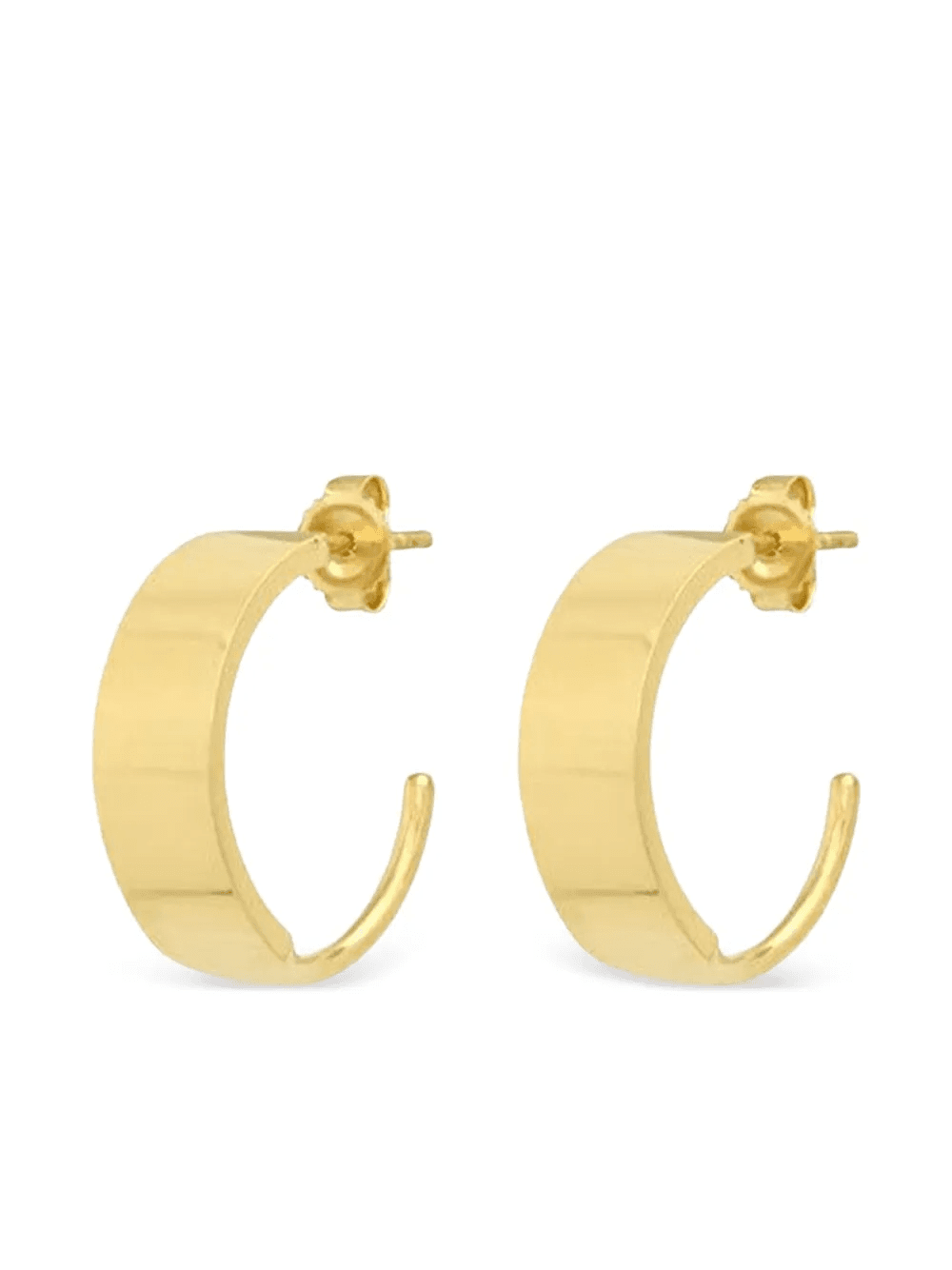 18K yellow gold Ellen hoop earrings - Image 1