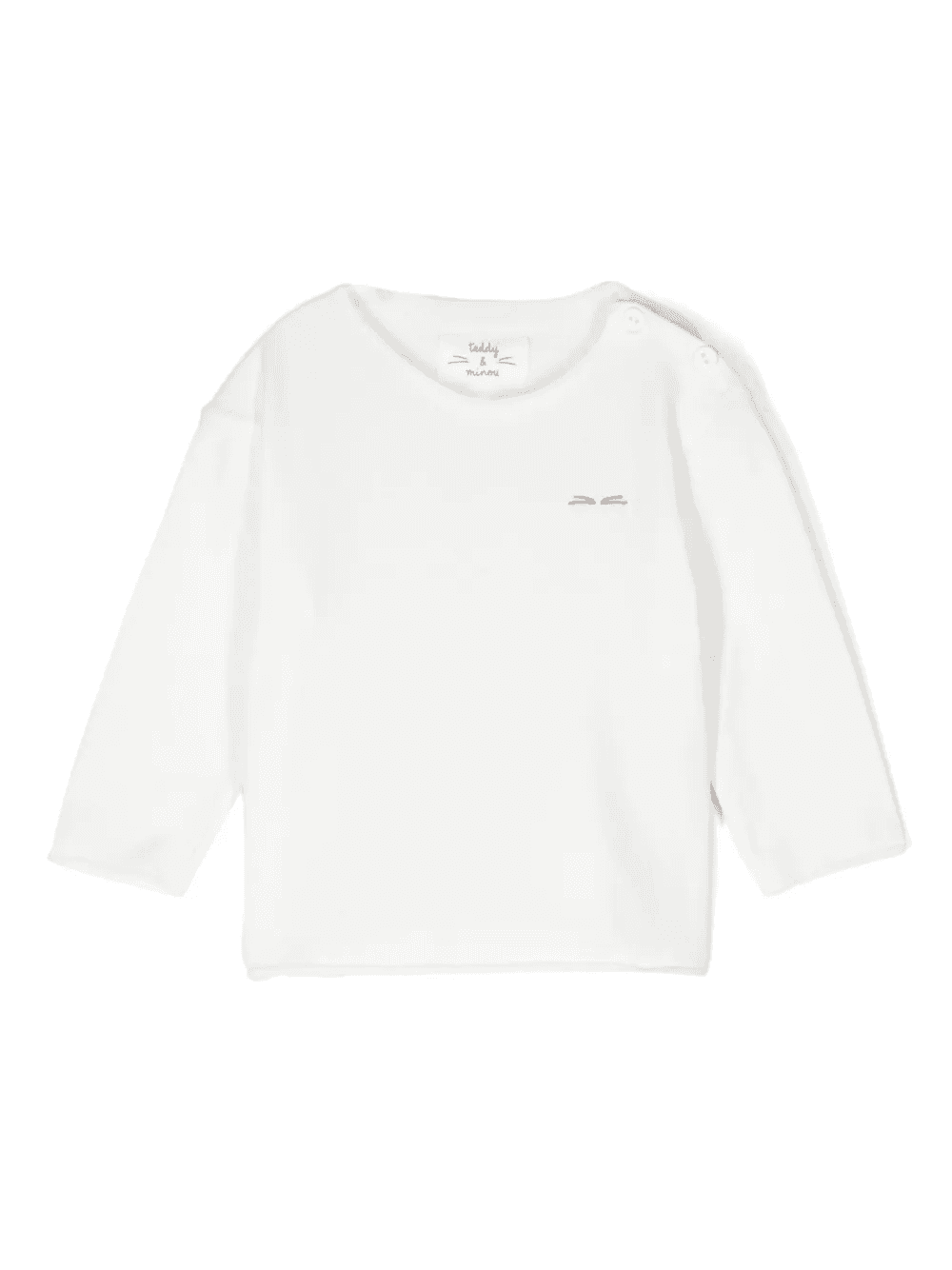 logo-embroidered T-shirt - Image 1