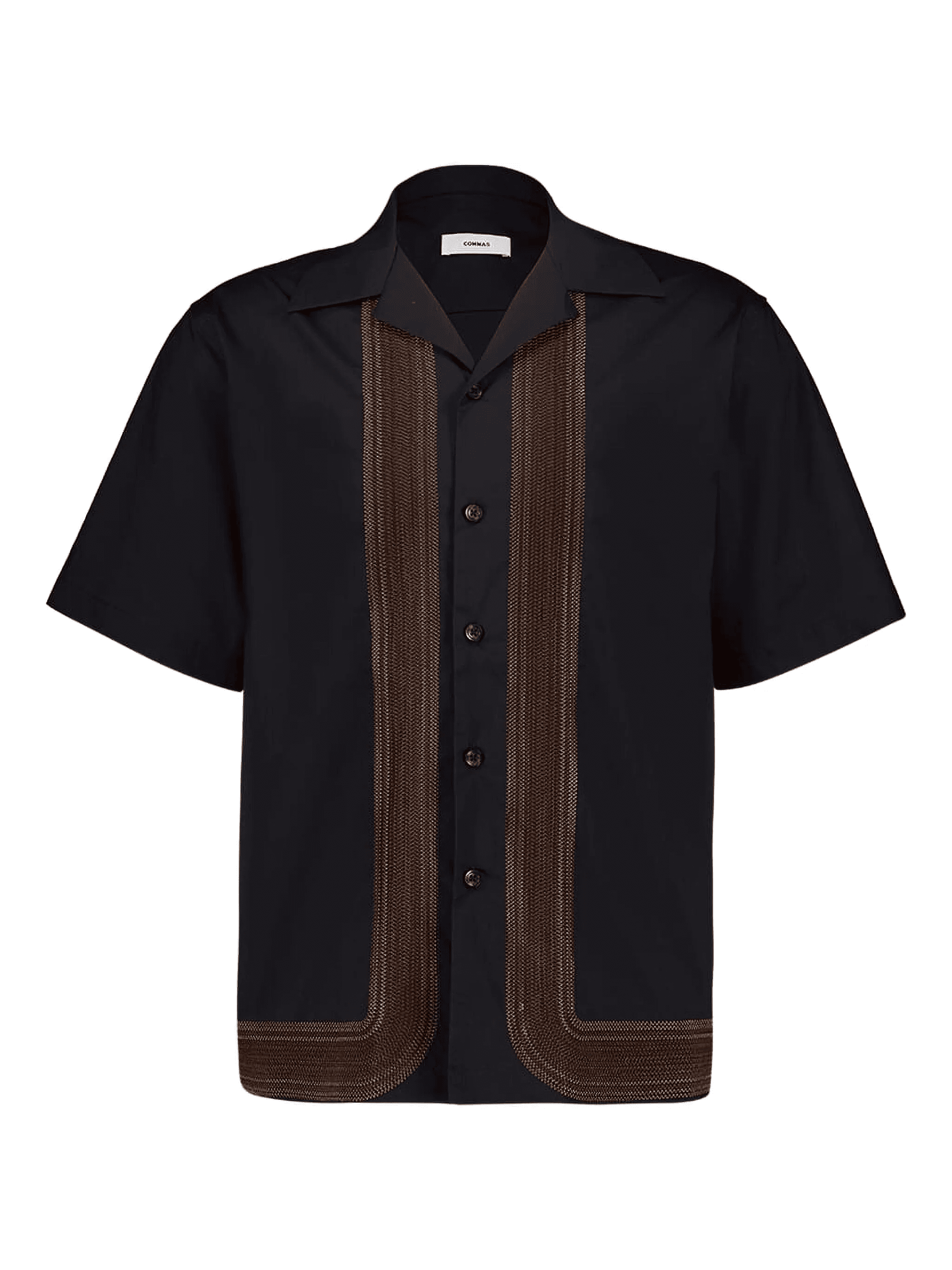 gradient zigzag embroidered shirt - Image 1